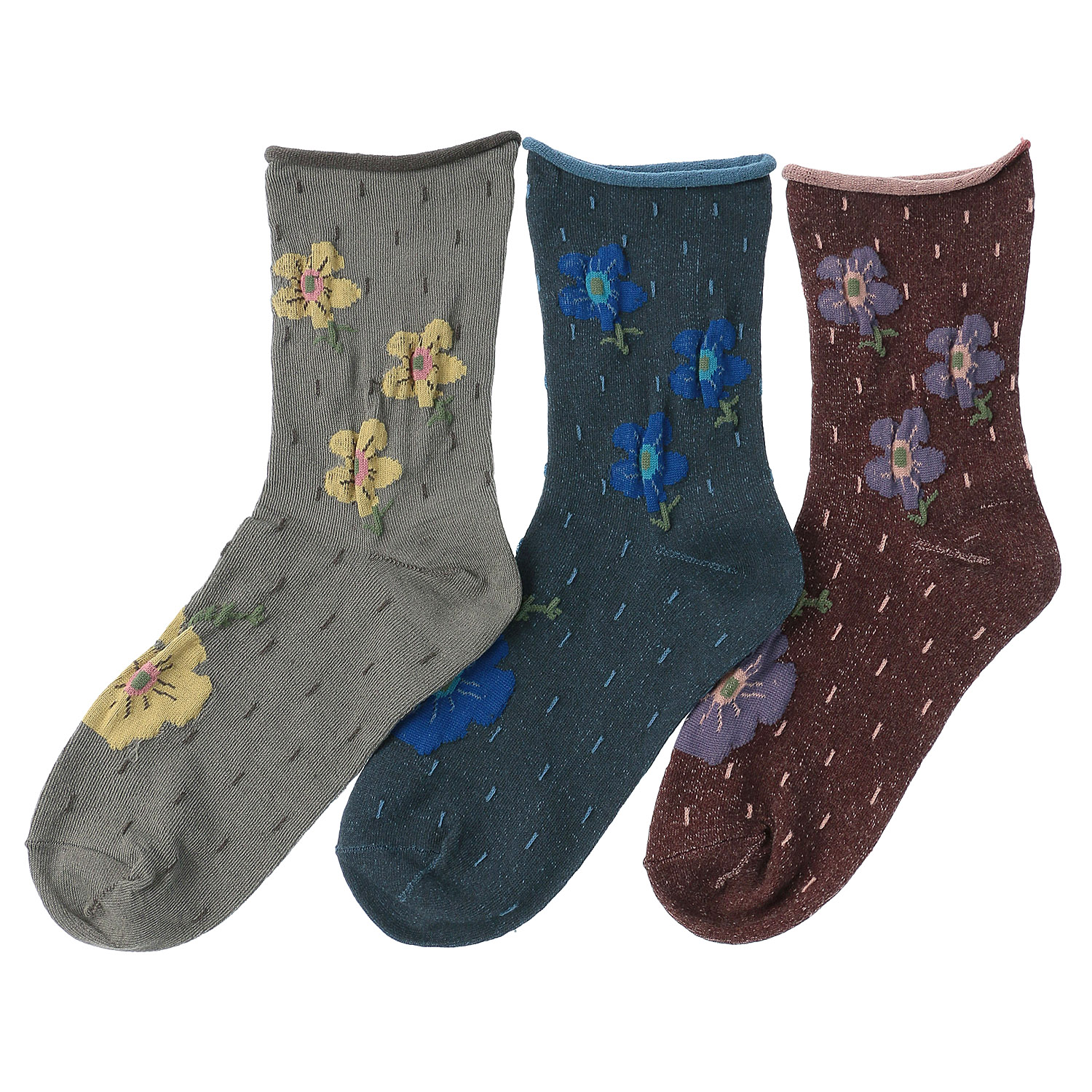 25AW 手篝ソックス  フロート花柄【在庫限り】