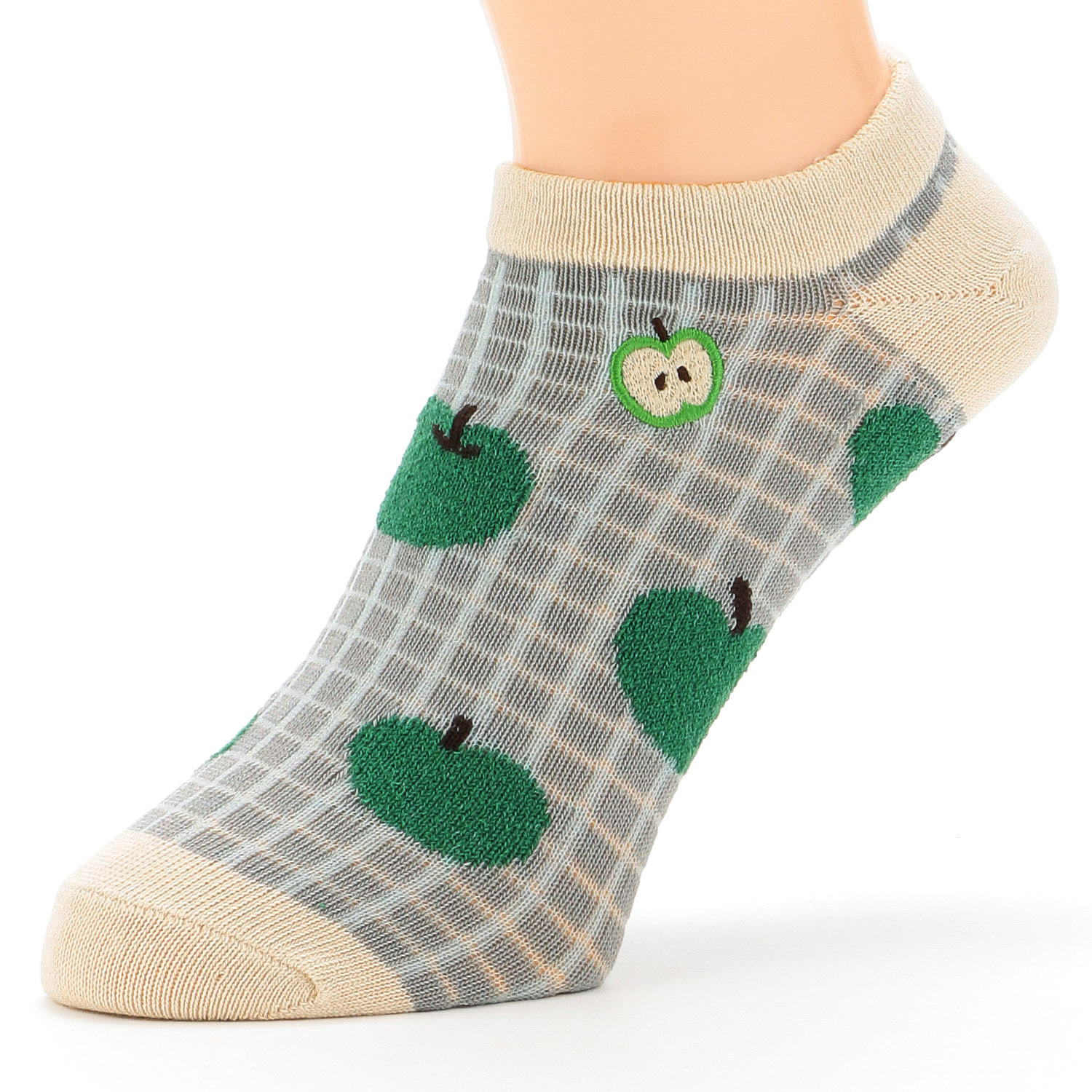 Natural Collection  スニーカー丈 アップル  靴下【在庫限り】 - 画像2