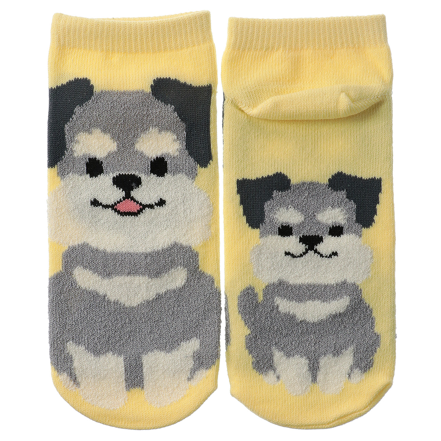 スニーカー丈 あにまる おもしろ靴下 シュナウザー - 画像2