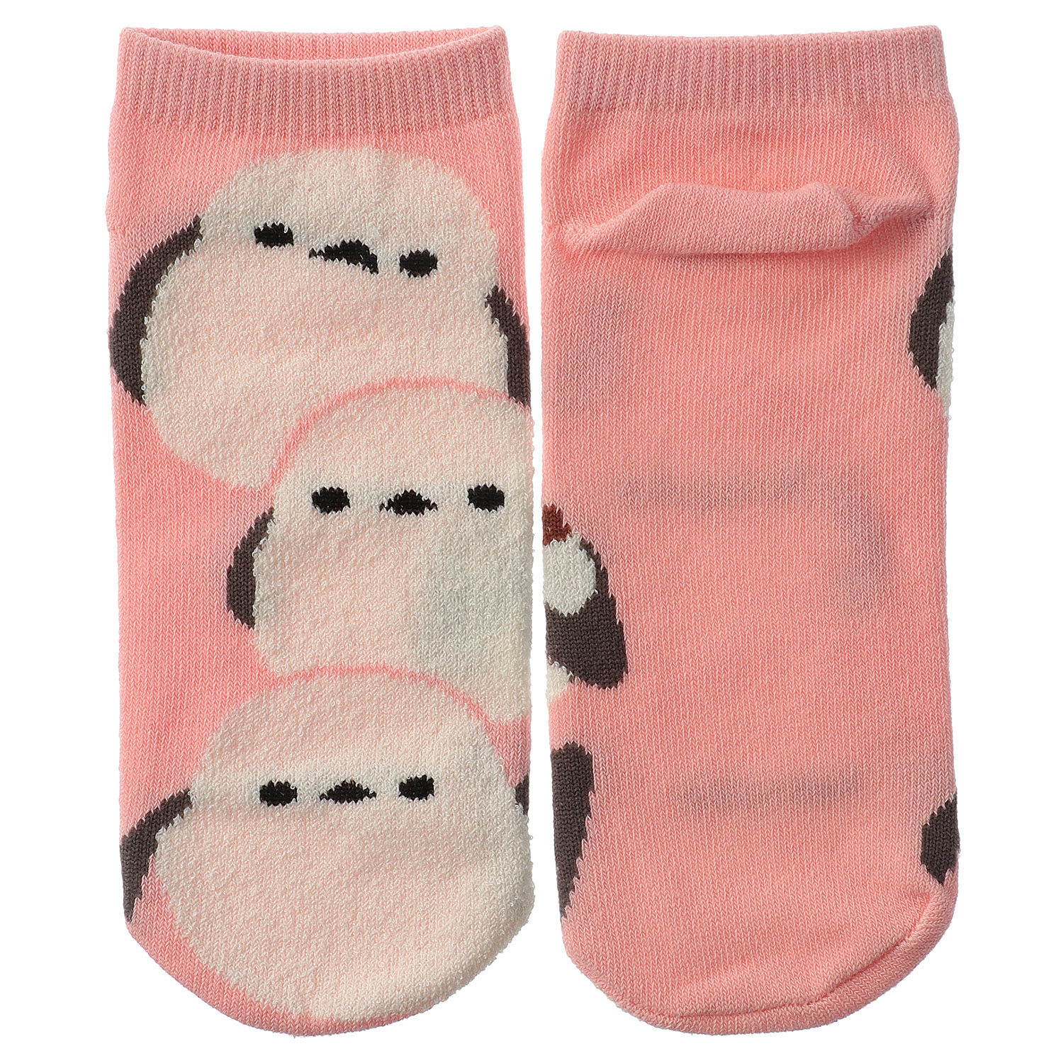 スニーカー丈  アニマル おもしろ靴下 シマエナガいっぱい - 画像2