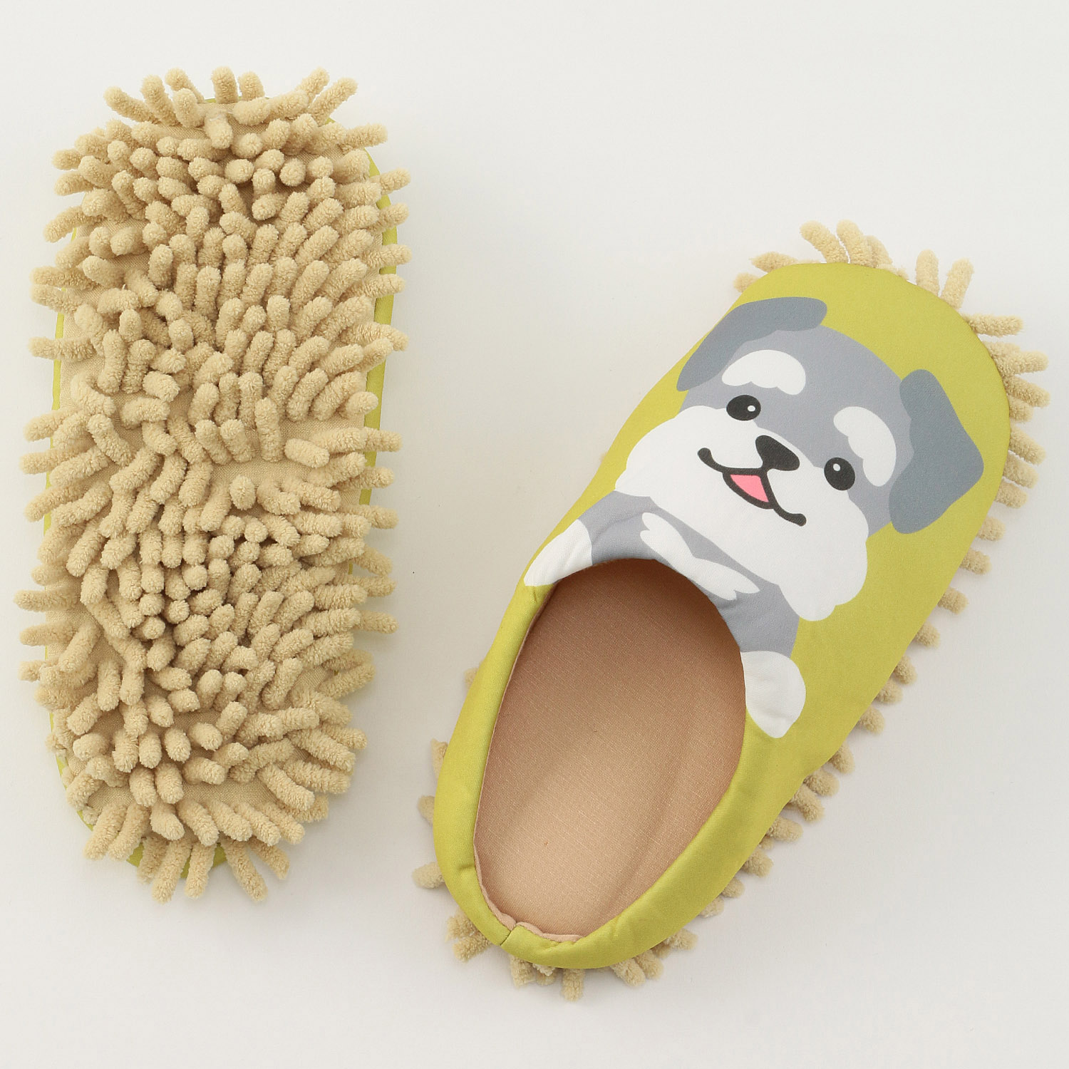 モップ付きルームシューズ シュナウザー - 画像3