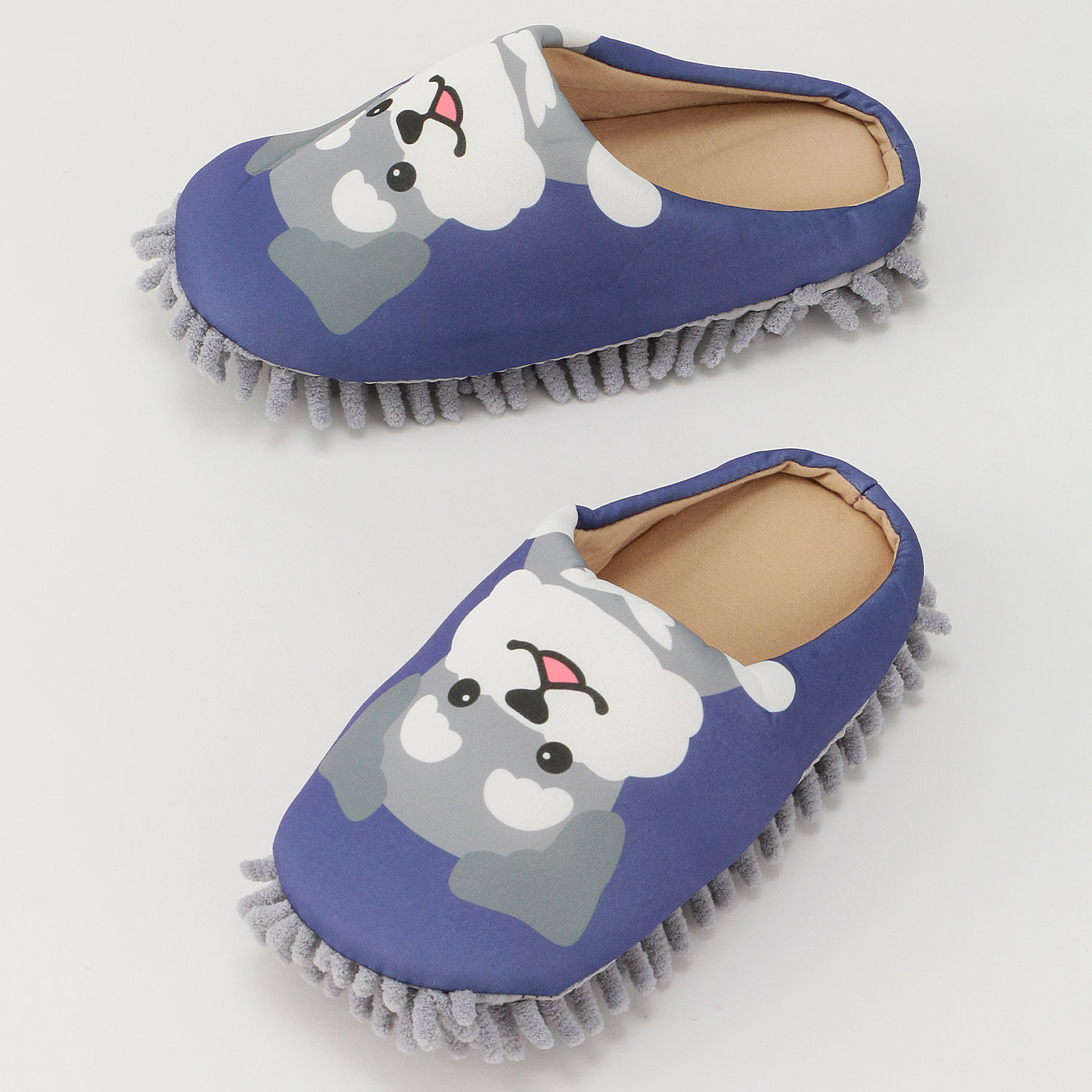 モップ付きルームシューズ シュナウザー - 画像4