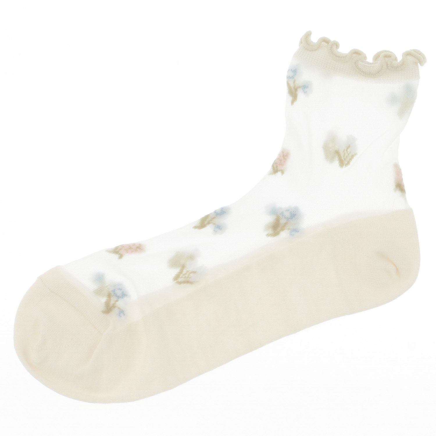 fukusuke FUN Sheery シースルーソックス ショート丈 - 画像4