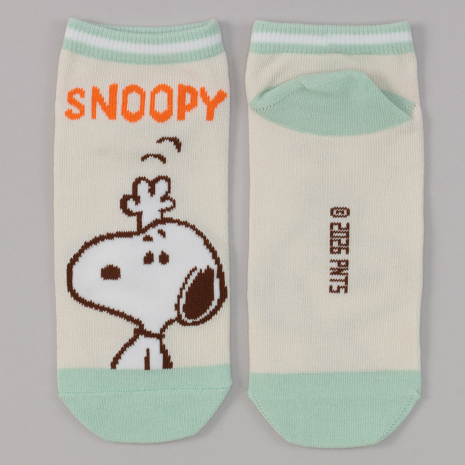 スニーカー丈  スヌーピー  フロント柄  靴下【在庫限り】 - 画像2