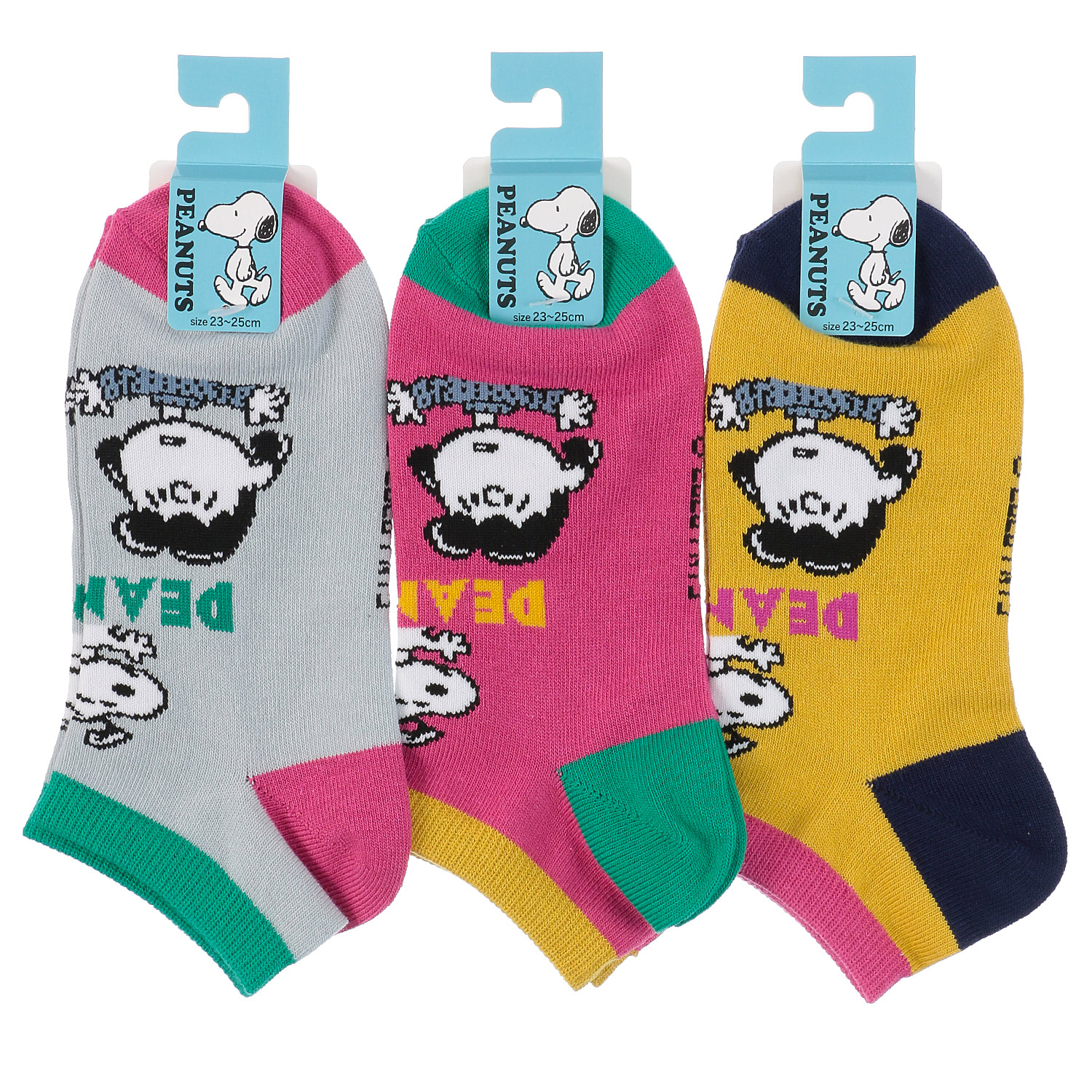 スニーカー丈  スヌーピー  総柄 靴下【在庫限り】