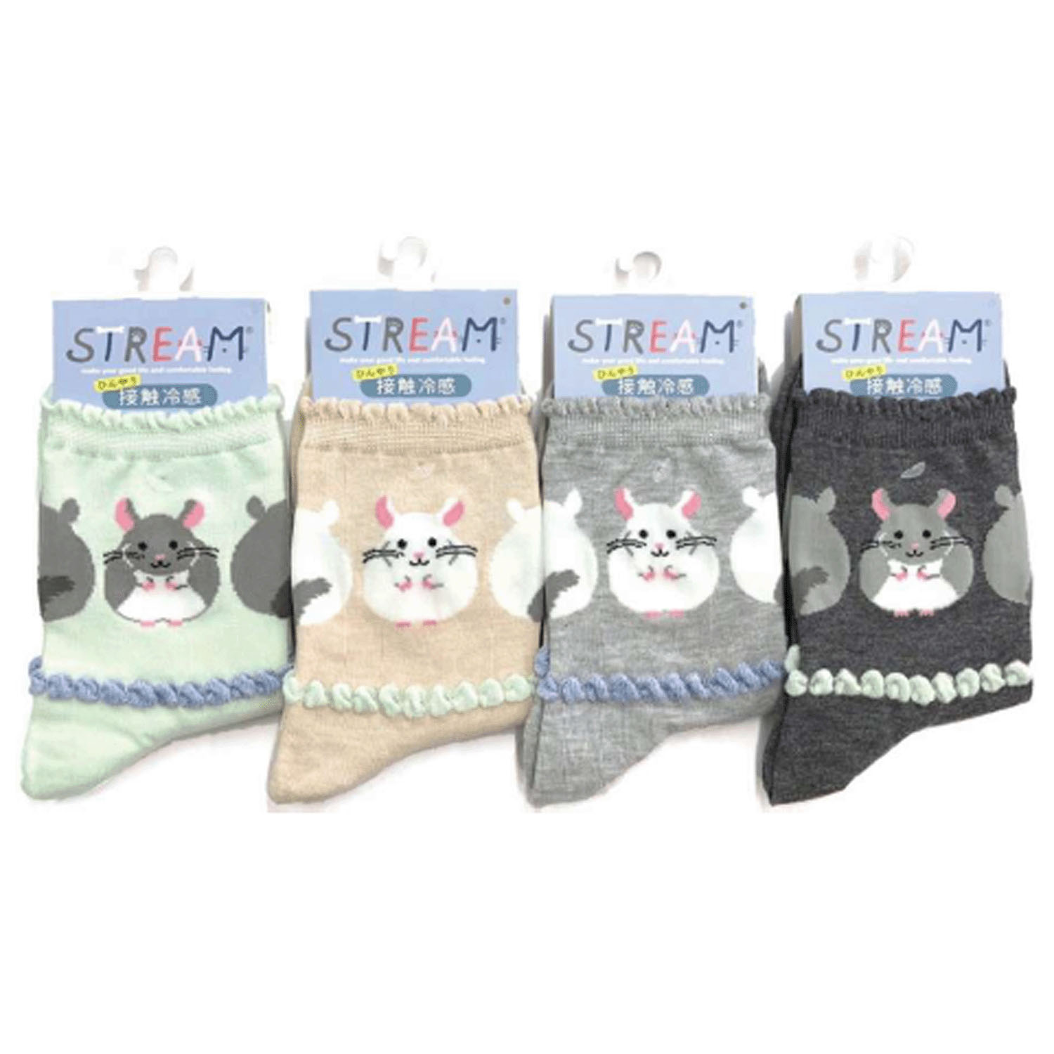 STREAM   チンチラ  接触冷感 ロークルー