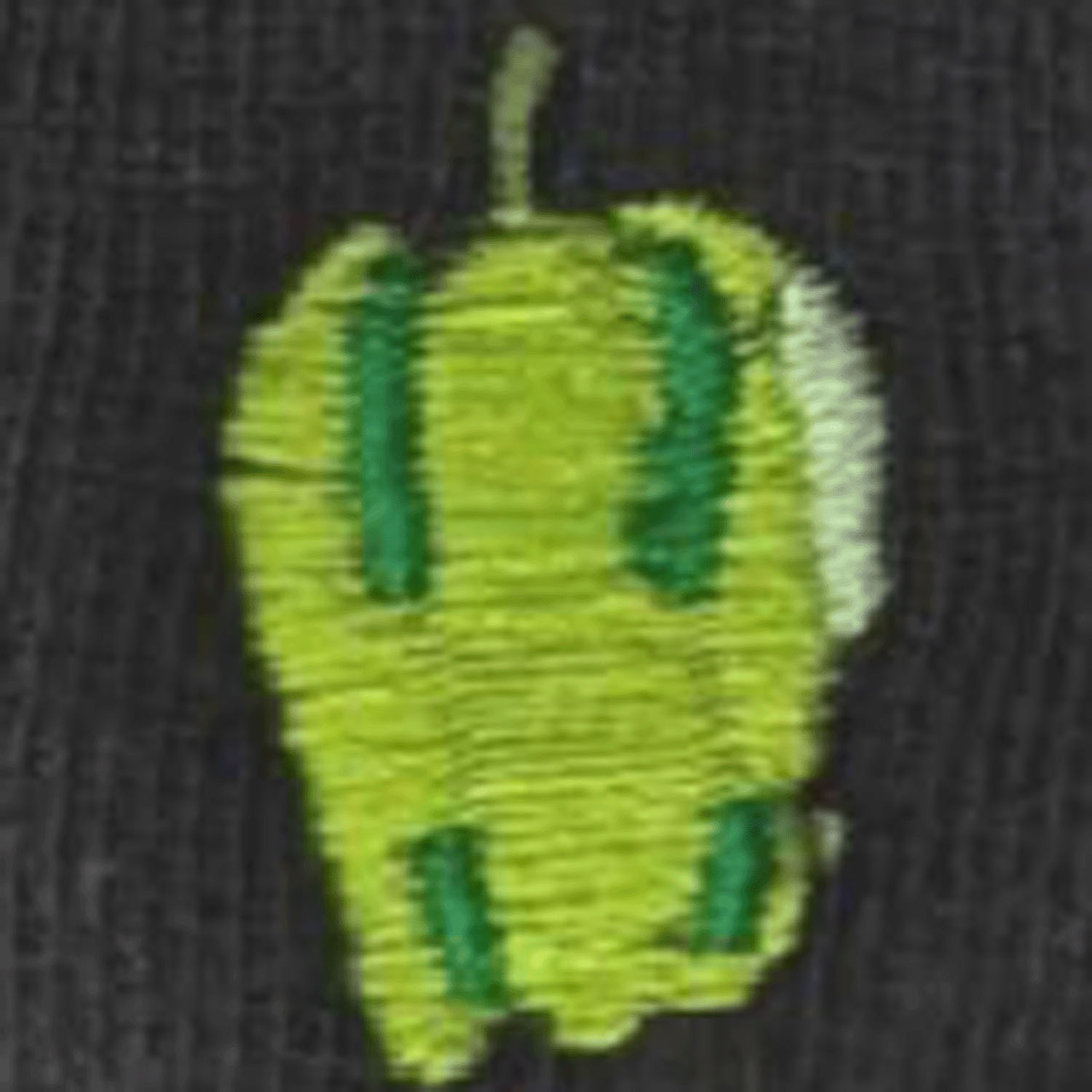 STREAM   ピーマン部分刺しゅう  クルー丈 靴下 - 画像2