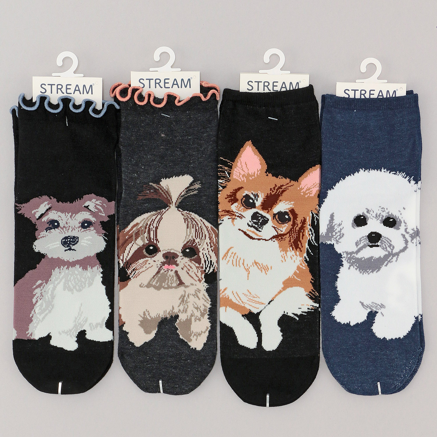 STREAM  DOG＆CAT SOCKS ロークルー - 画像2