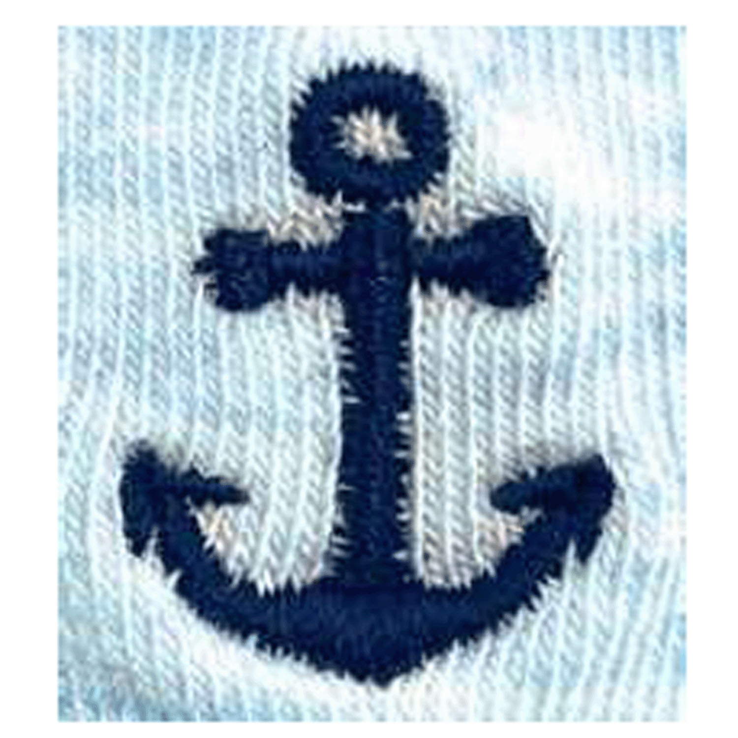 STREAM  接触冷感 マリン刺繍 ロークルー 靴下 - 画像2