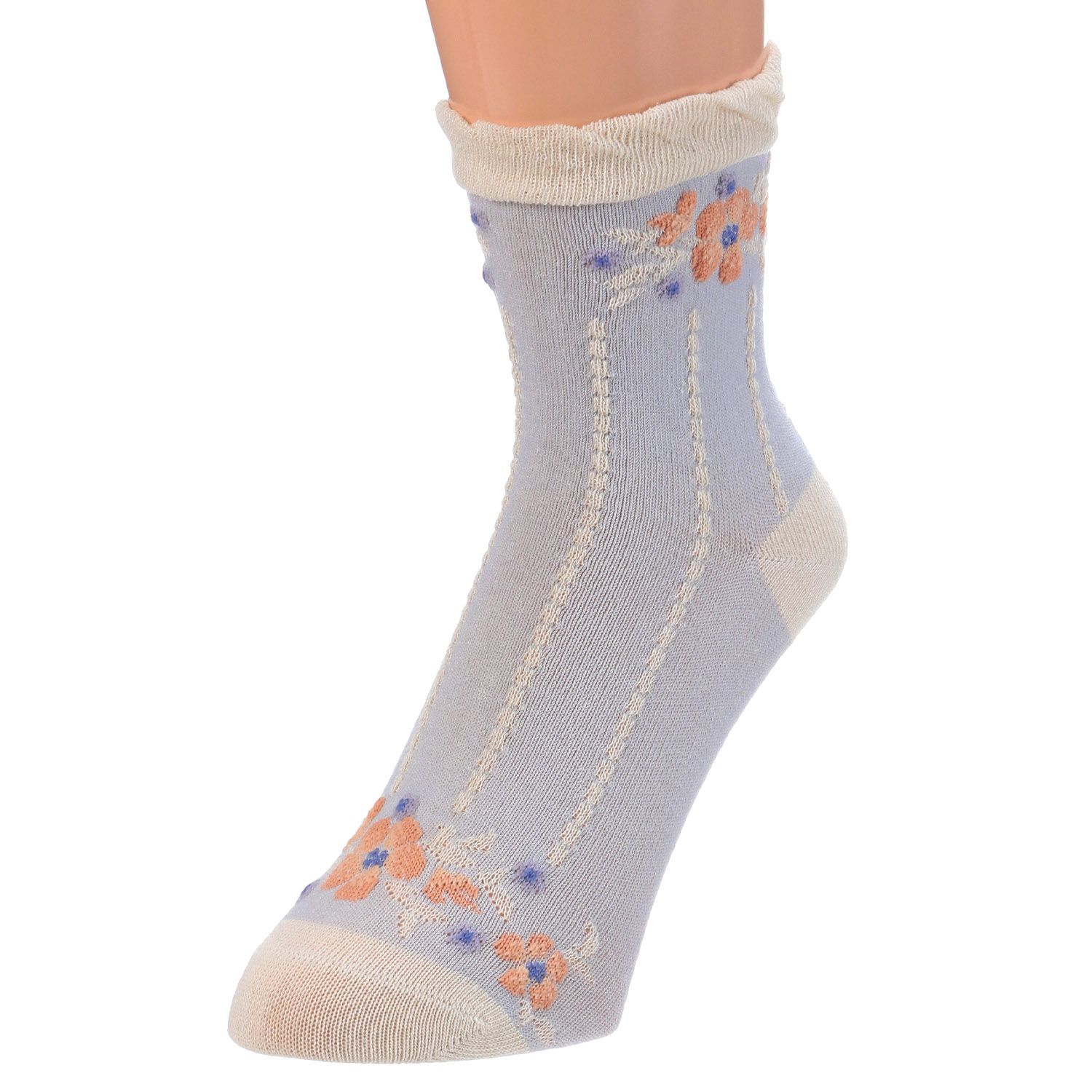 あなたに優しい ロークルーシルク入 ブーケストライプ【在庫限り】 - 画像3