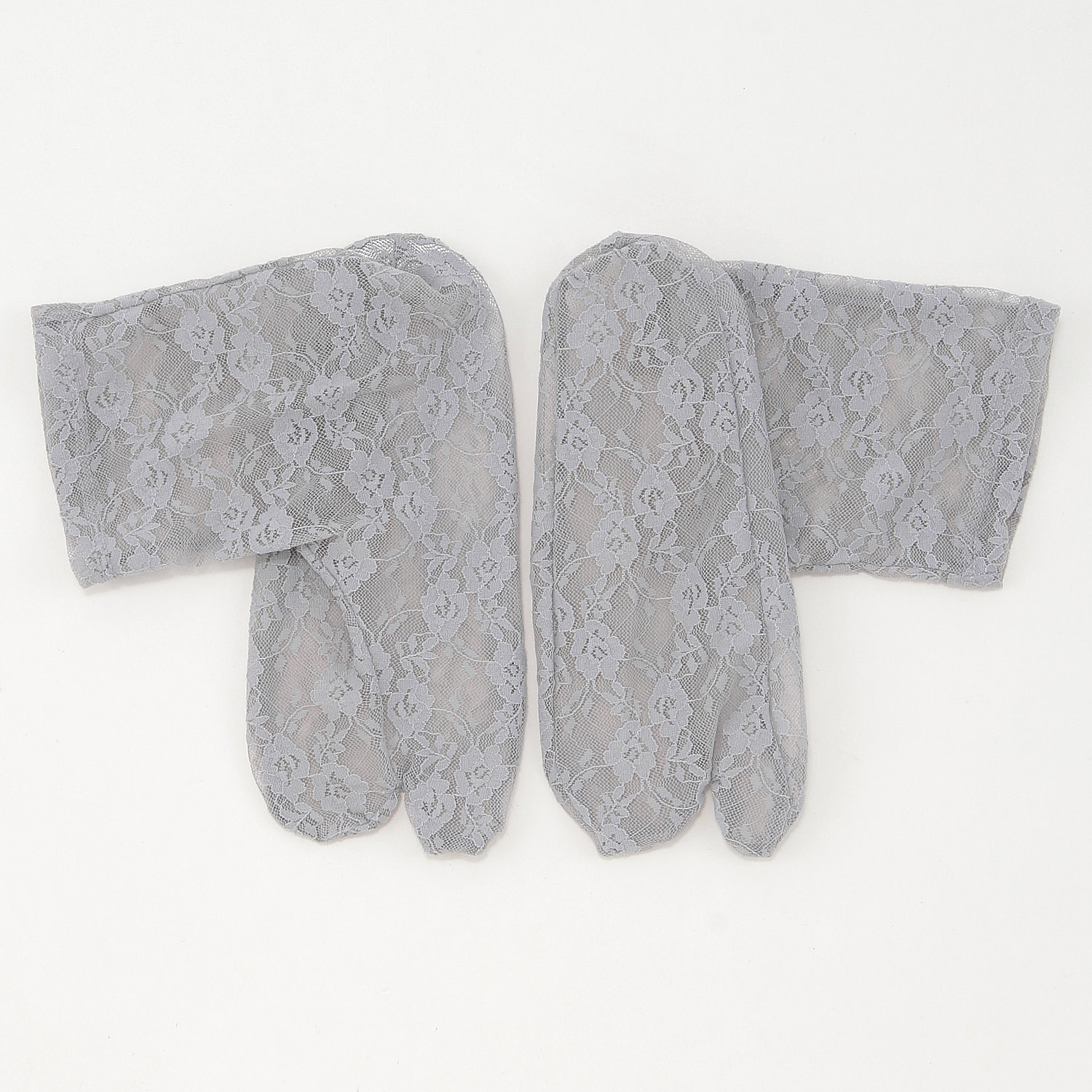 花柄総レース 足袋ソックス