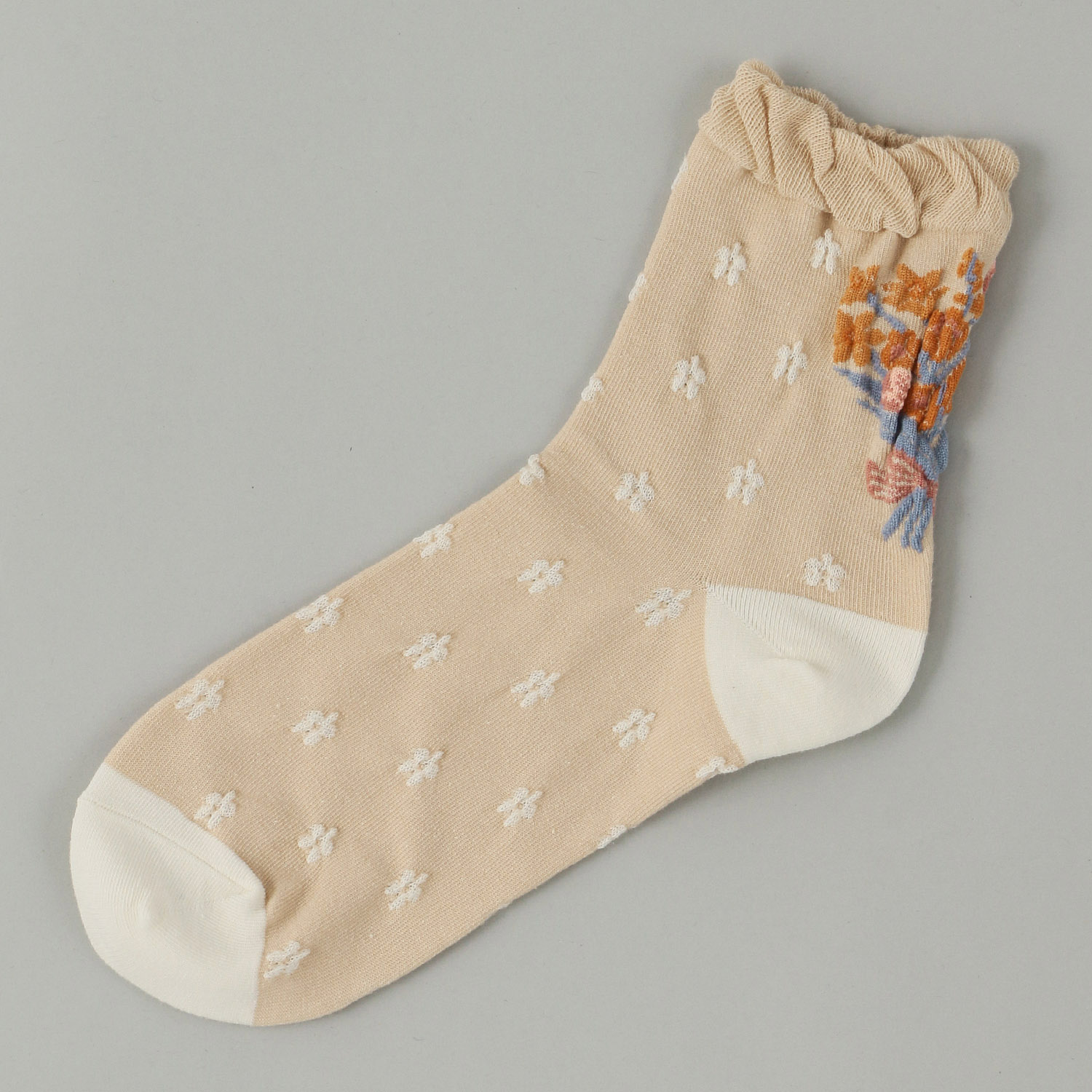 あなたに優しい ロークルー表綿100％ バック花柄【在庫限り】 - 画像2