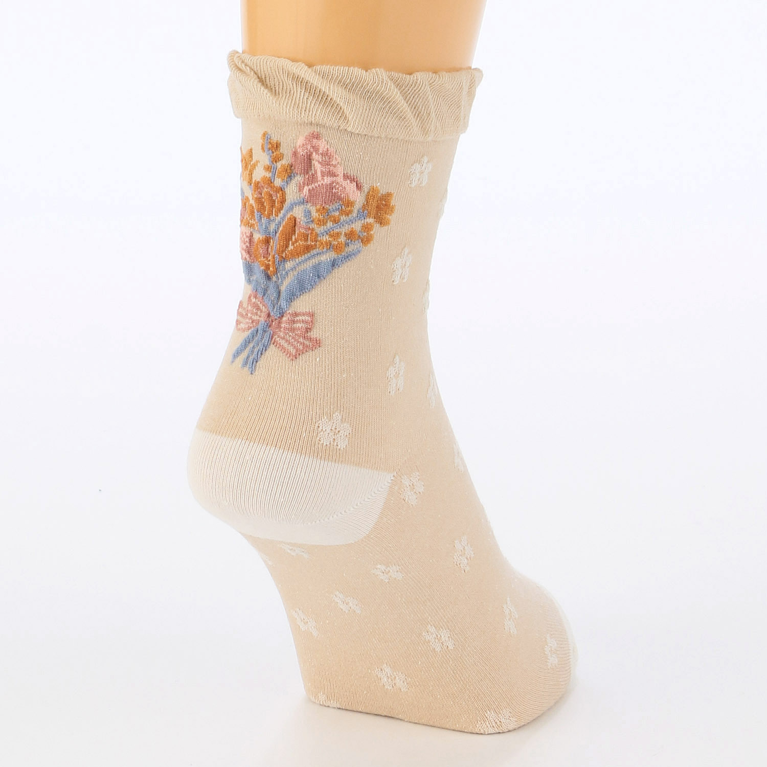 あなたに優しい ロークルー表綿100％ バック花柄【在庫限り】 - 画像3