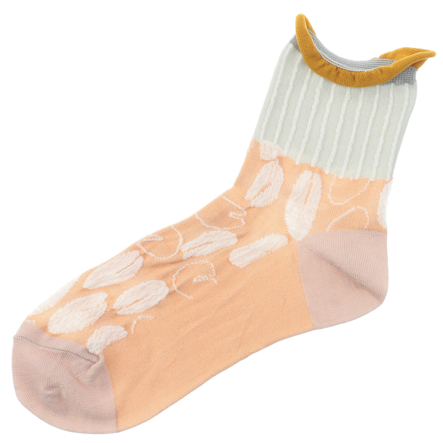 ひやりん抗菌防臭 ロークルー丈 珈琲豆【在庫限り】 - 画像2