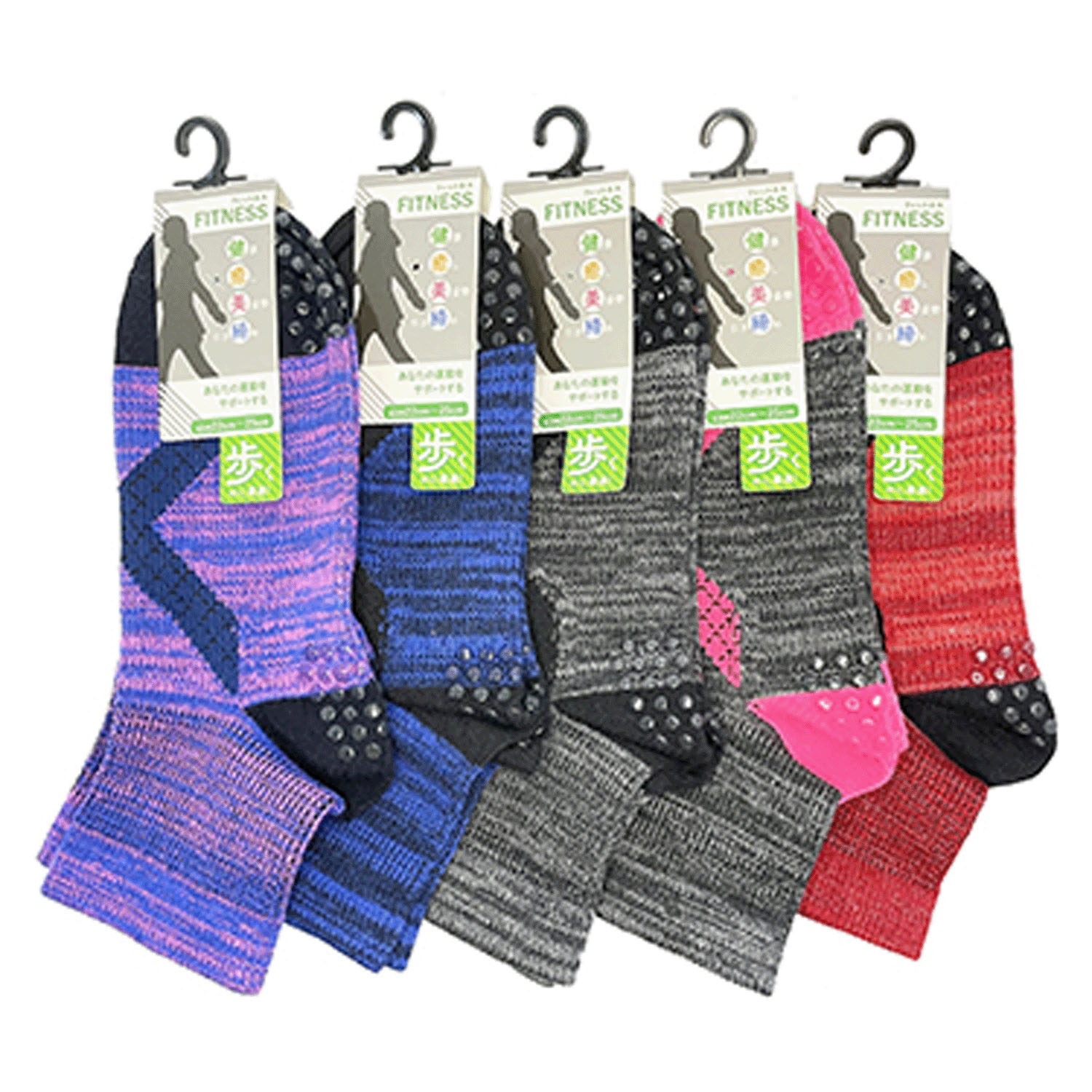 クルー丈 FITNESS X型テーピング編み