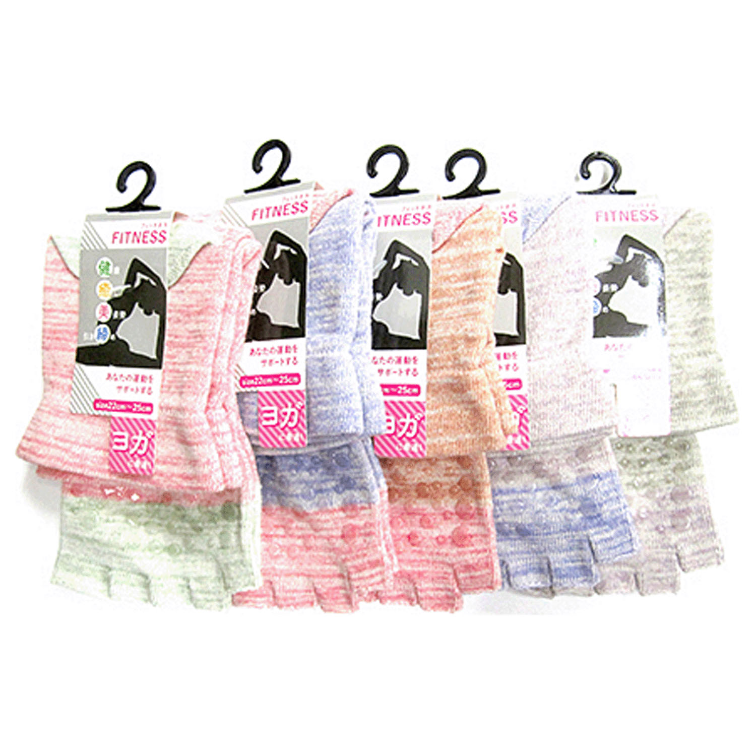 FITNESS ヨガソックス つま先なし