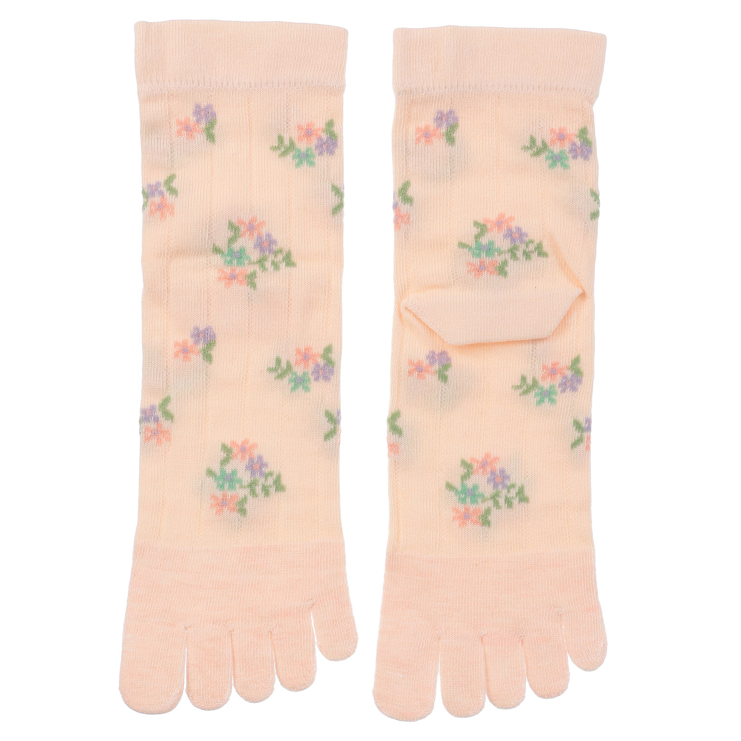 クルー丈 5本指  指先接触冷感 靴下 - 画像2