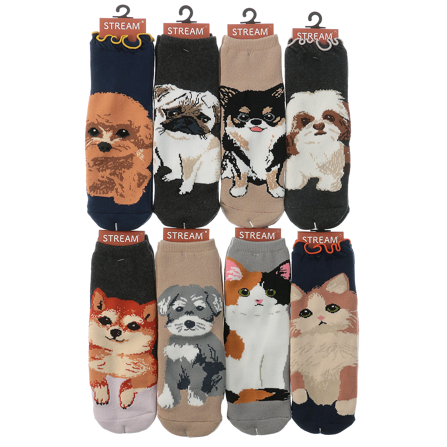 25AW新作★STREAM DOG＆CAT パイルソックス