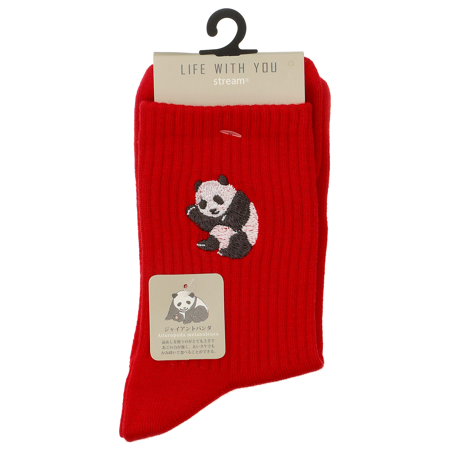 新色追加★STREAM LIFE WITH YOU クルー丈 動物 刺繍 靴下 - 画像31