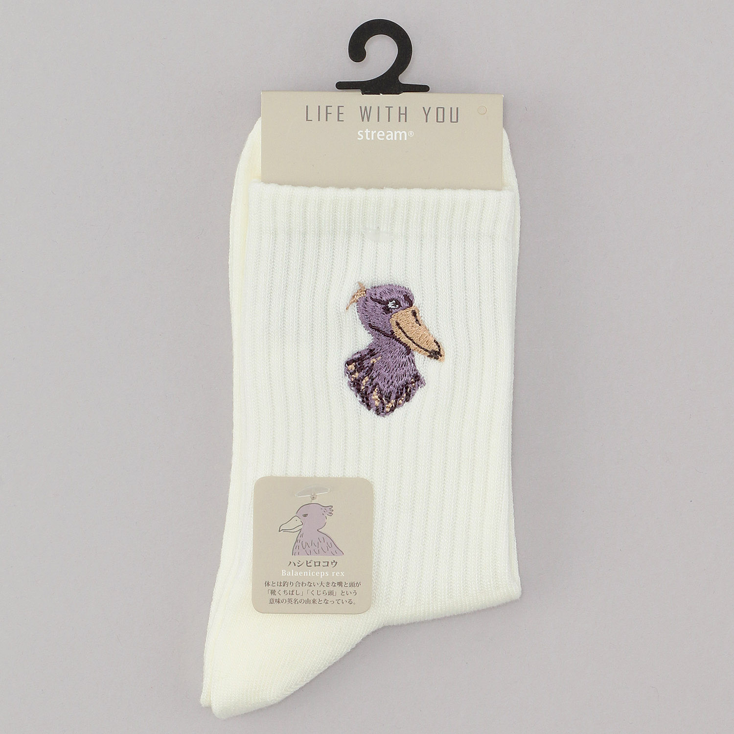 新色追加★STREAM LIFE WITH YOU クルー丈 動物 刺繍 靴下 - 画像33