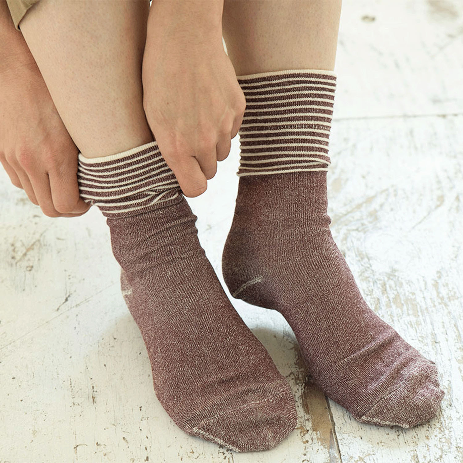 天衣無縫 いつもソックス ボーダー - 画像4