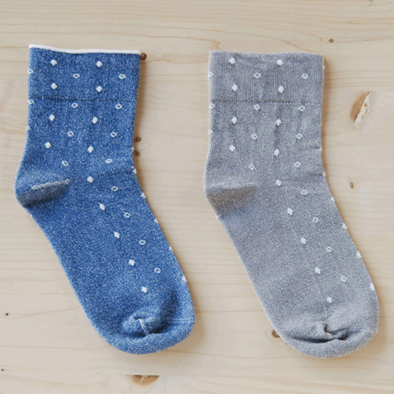 天衣無縫 やさしいソックス 雨つぶ