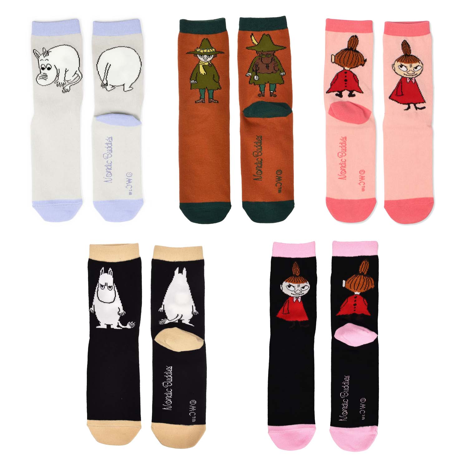 MOOMIN By Nordicbuddies クラシックソックス LADIES23－25cm