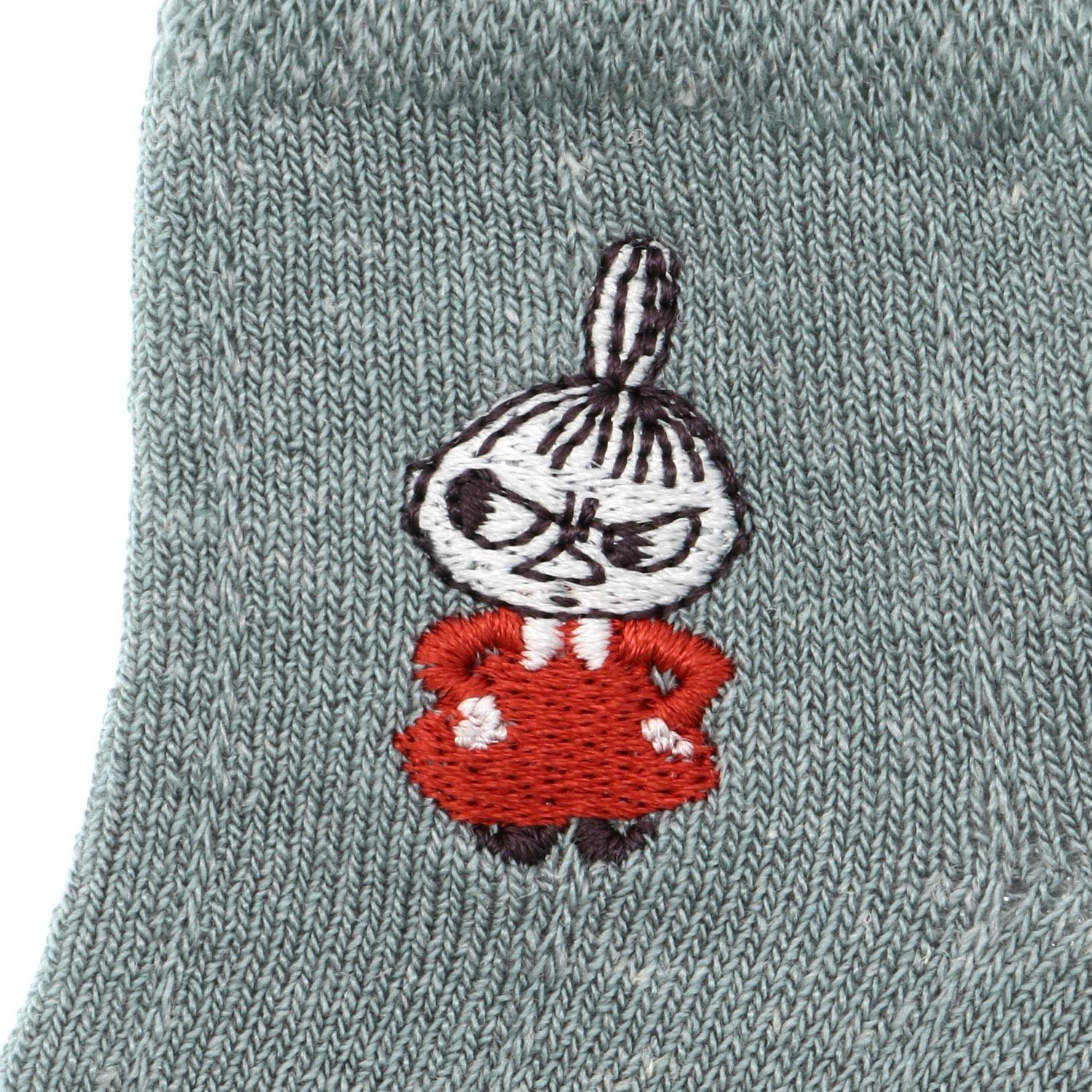 MOOMIN スニーカー丈ソックス 麻入り タックストライプ【在庫限り】 - 画像6