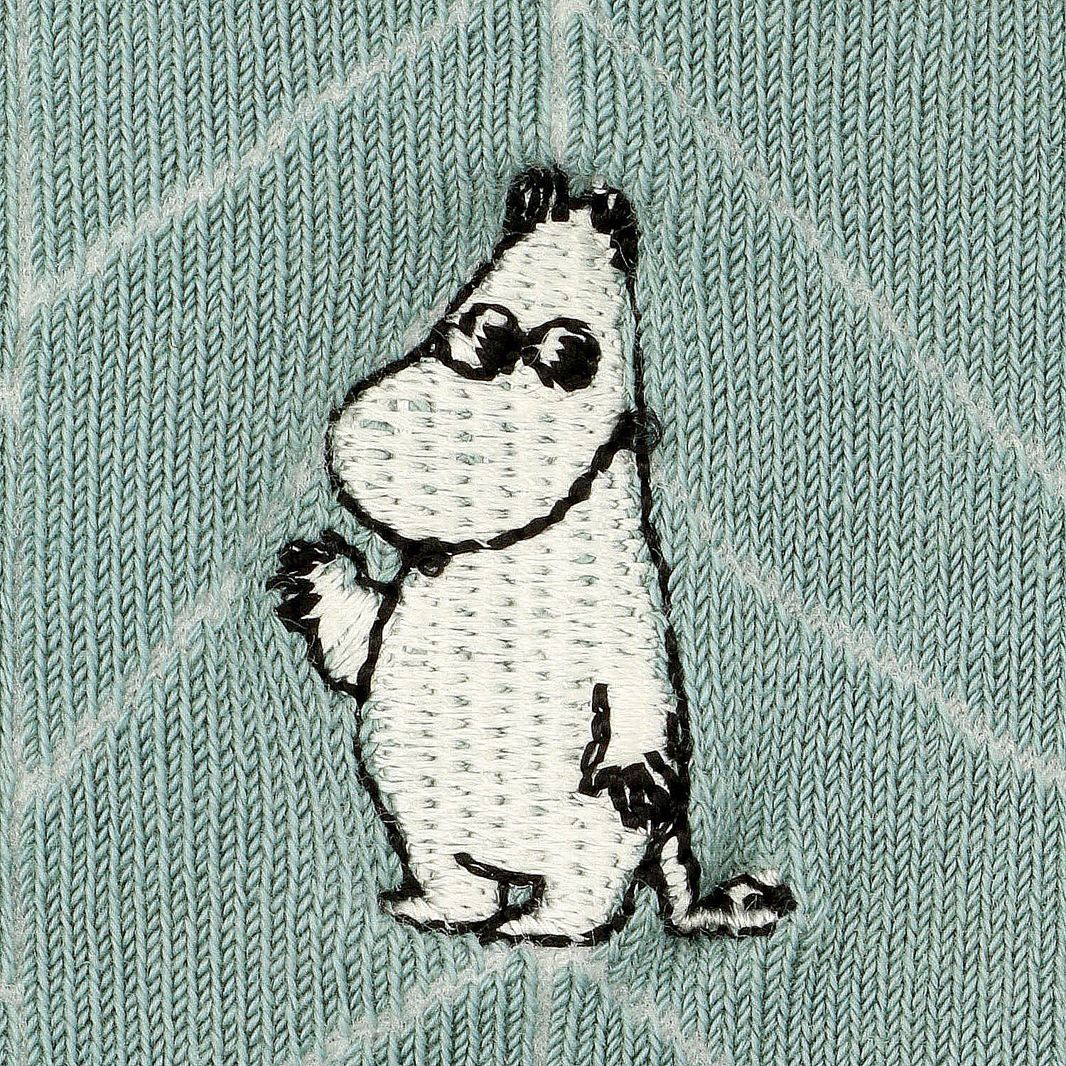 MOOMIN ロークルーソックス 枝柄ムーミン刺繍【在庫限り】 - 画像7