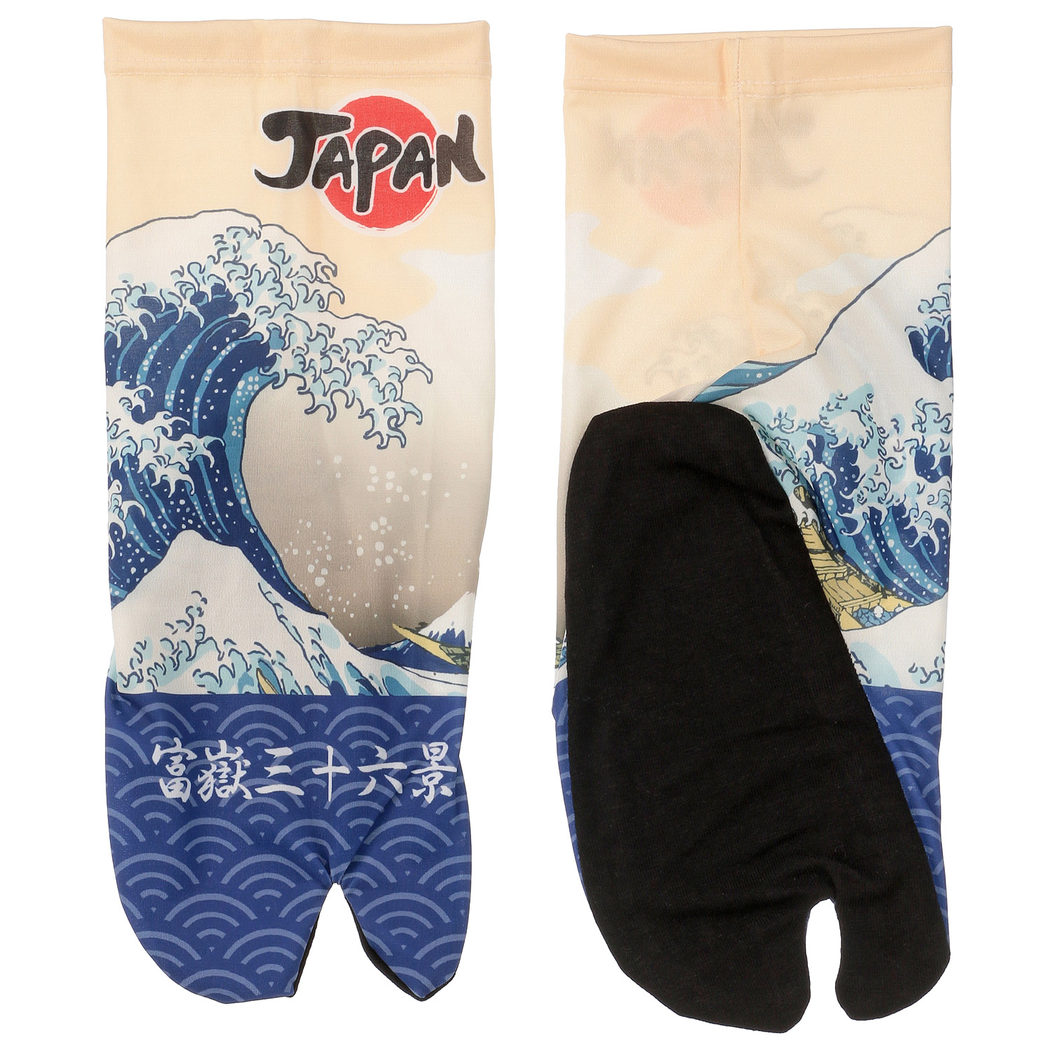 JAPANESE SOUVENIR SOCKS プリント足袋 ロークルー丈 - 画像2