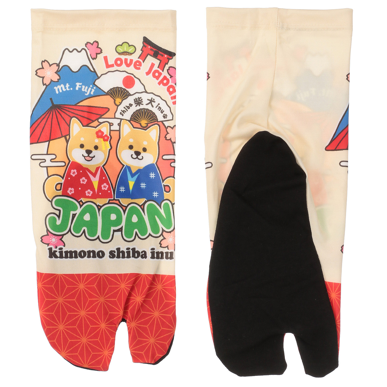 JAPANESE SOUVENIR SOCKS プリント足袋 ロークルー丈 - 画像6
