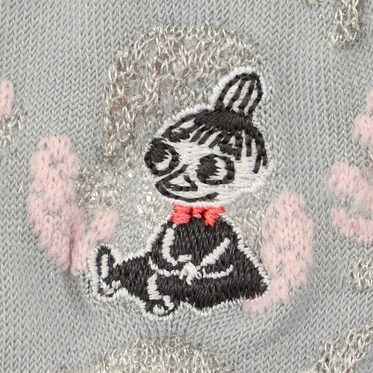 MOOMIN ロークルーソックス 花柄ミイ刺繍【在庫限り】 - 画像4