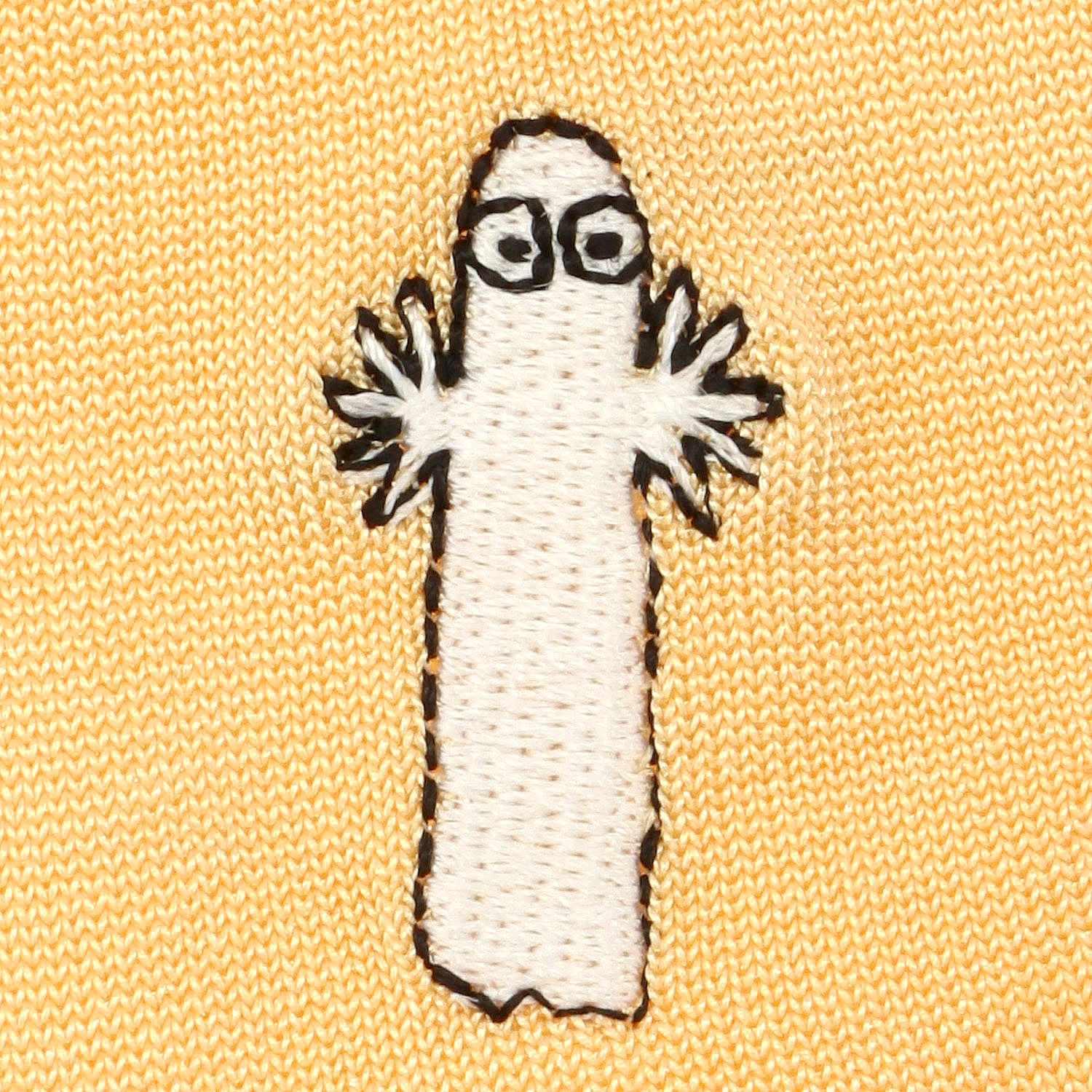 MOOMIN ロークルーソックス ゴム口逆スパ 花柄＋ニョロニョロ刺繍 - 画像6