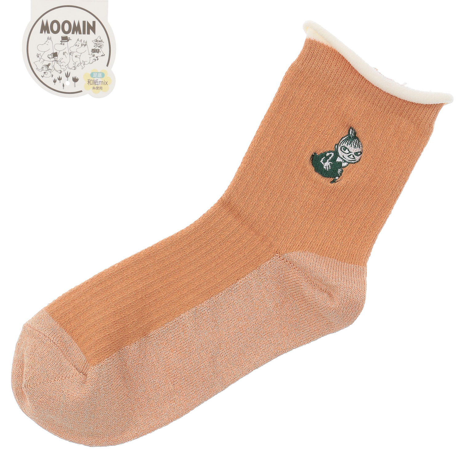 MOOMIN ロークルーソックス サーマル風ミイ刺繍【在庫限り】 - 画像4