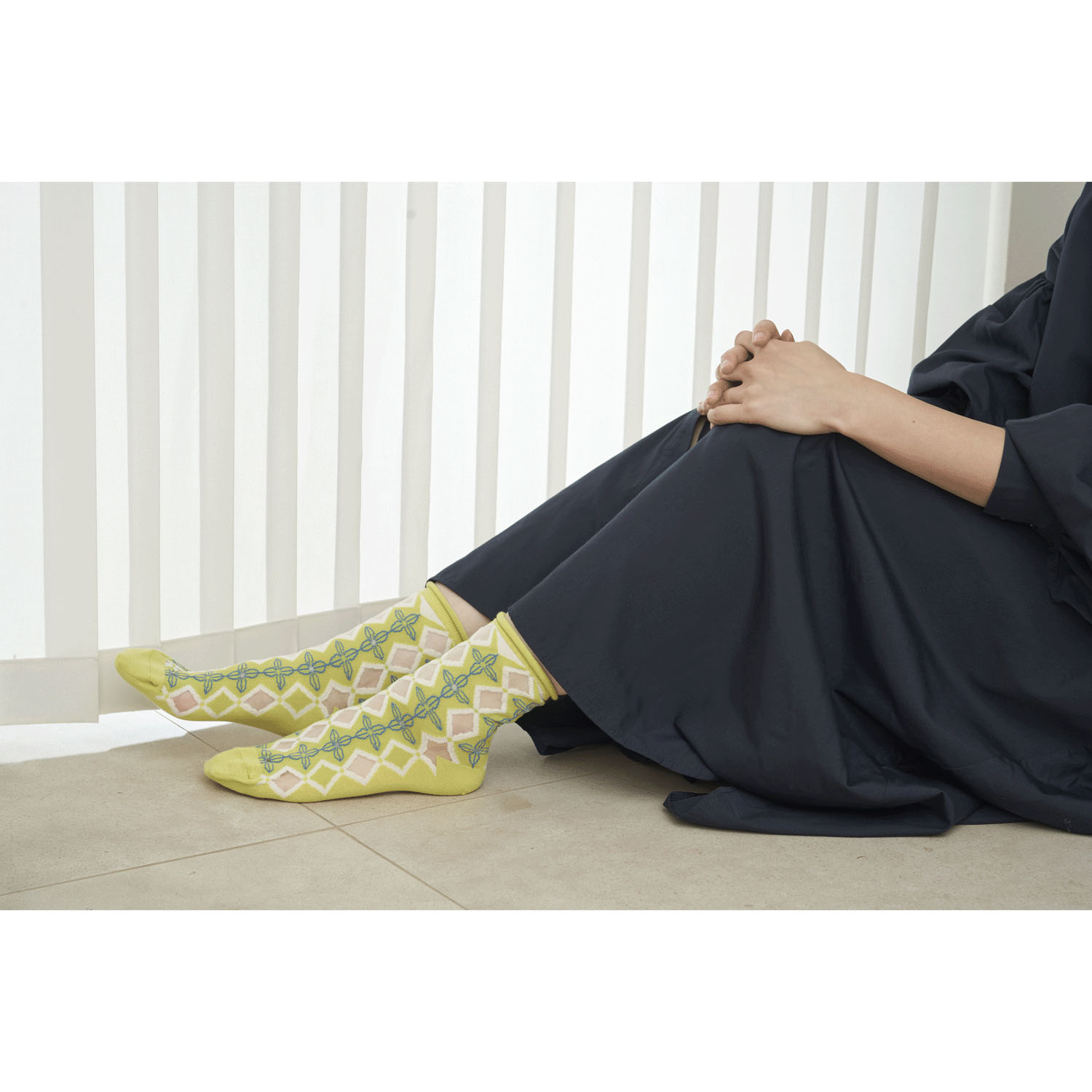 fromFシースルーソックス（apila／四つ葉）【在庫限り】 - 画像3