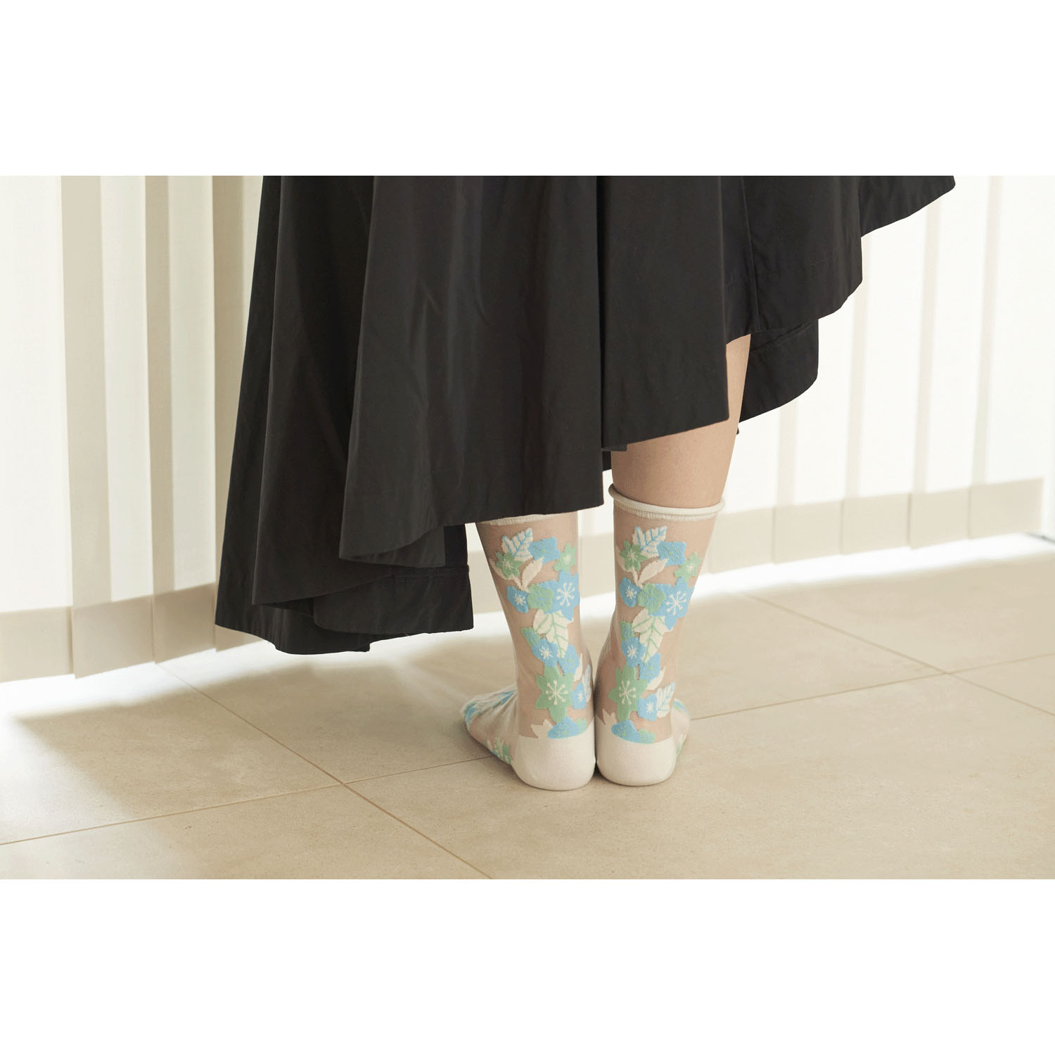 fromFシースルーソックス（Pieni kukka／小花）【在庫限り】 - 画像3