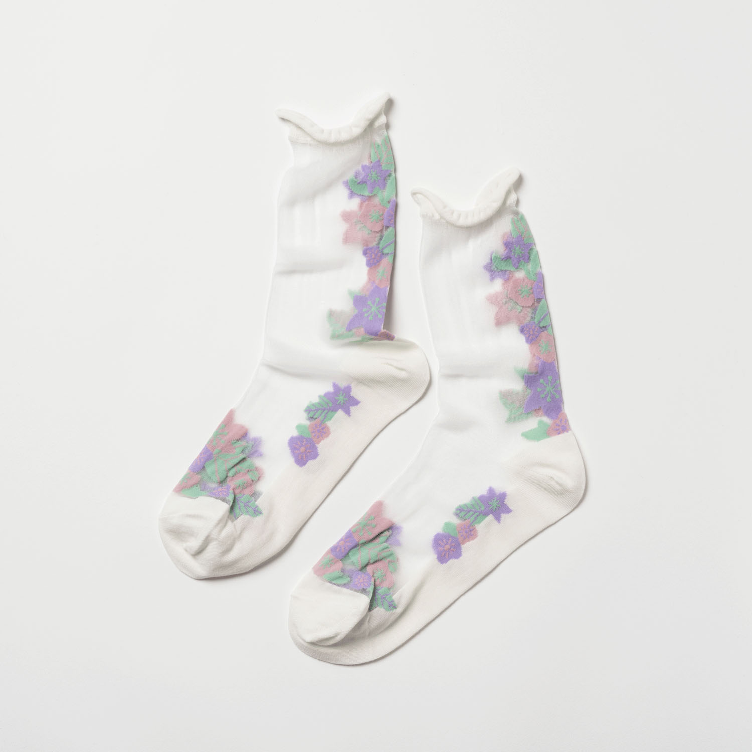 fromFシースルーソックス（Pieni kukka／小花）【在庫限り】 - 画像5