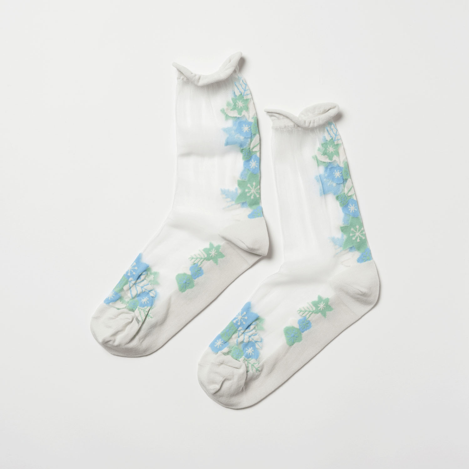 fromFシースルーソックス（Pieni kukka／小花）【在庫限り】