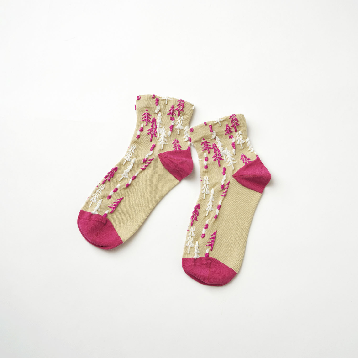 fromFショート丈ソックス（puita／森）【在庫限り】 - 画像2