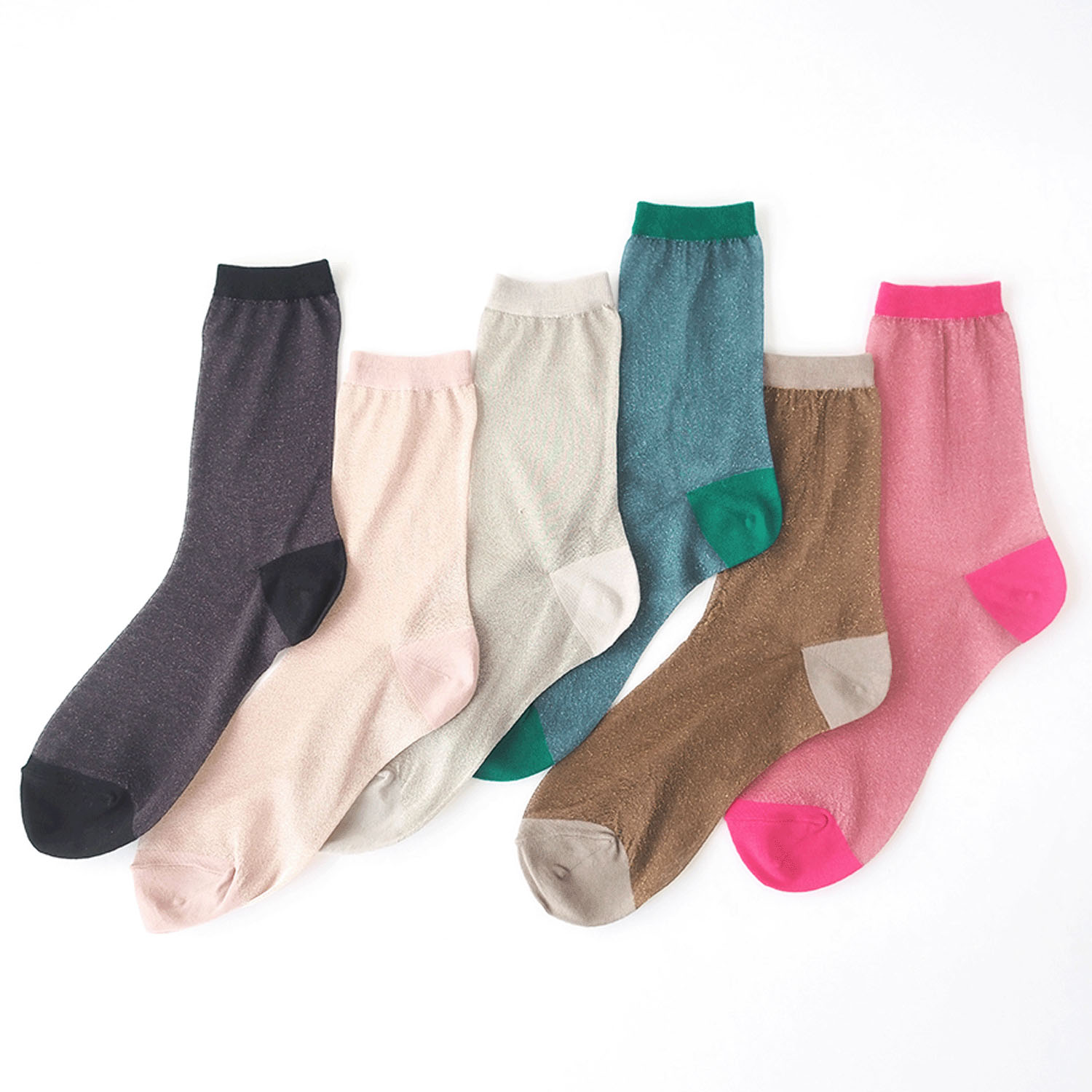 andeotte シースルーラメソックス【在庫限り】