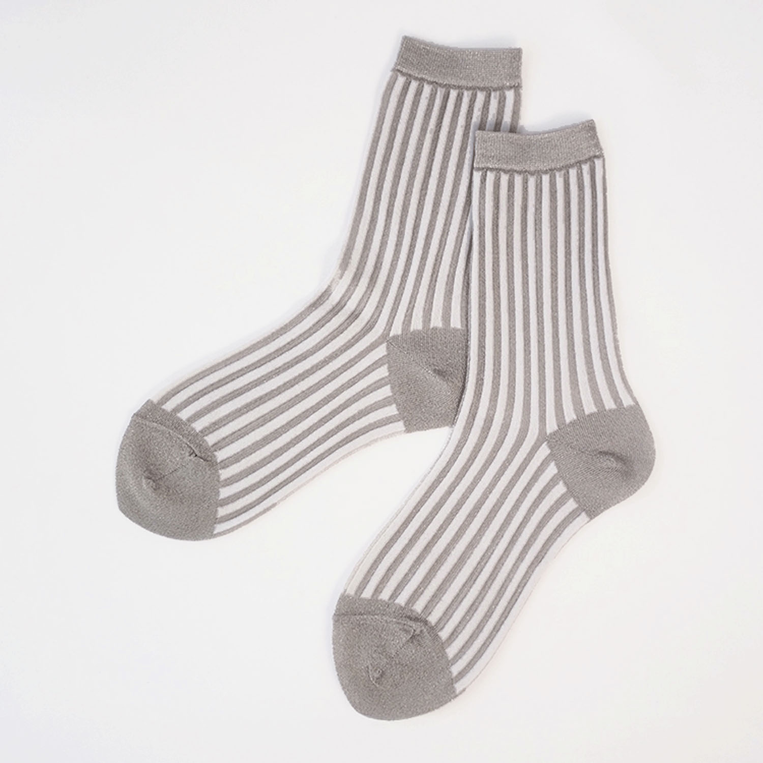 andeotte シースルーストライプラメソックス【在庫限り】 - 画像4