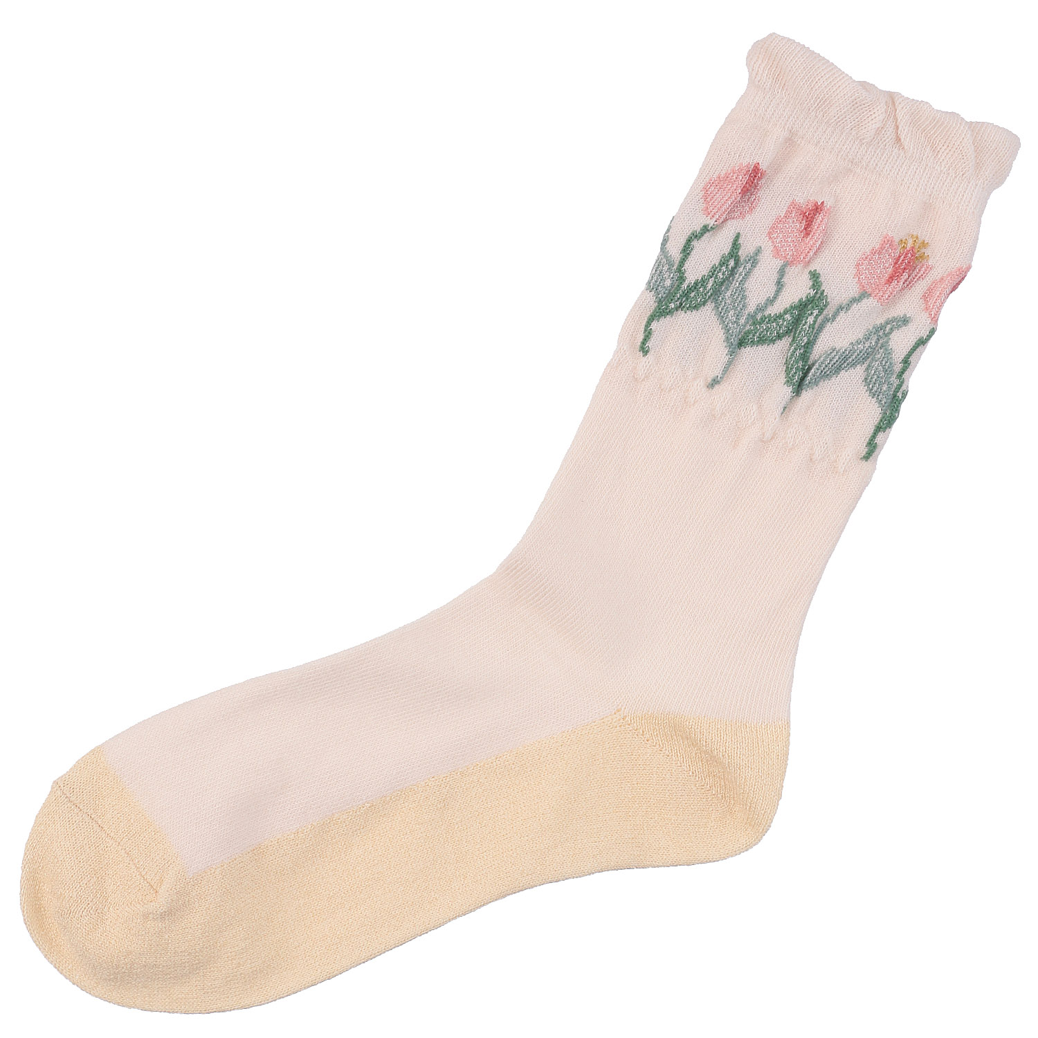 プティパ クルー丈 足底紙糸 チューリップ【在庫限り】 - 画像3