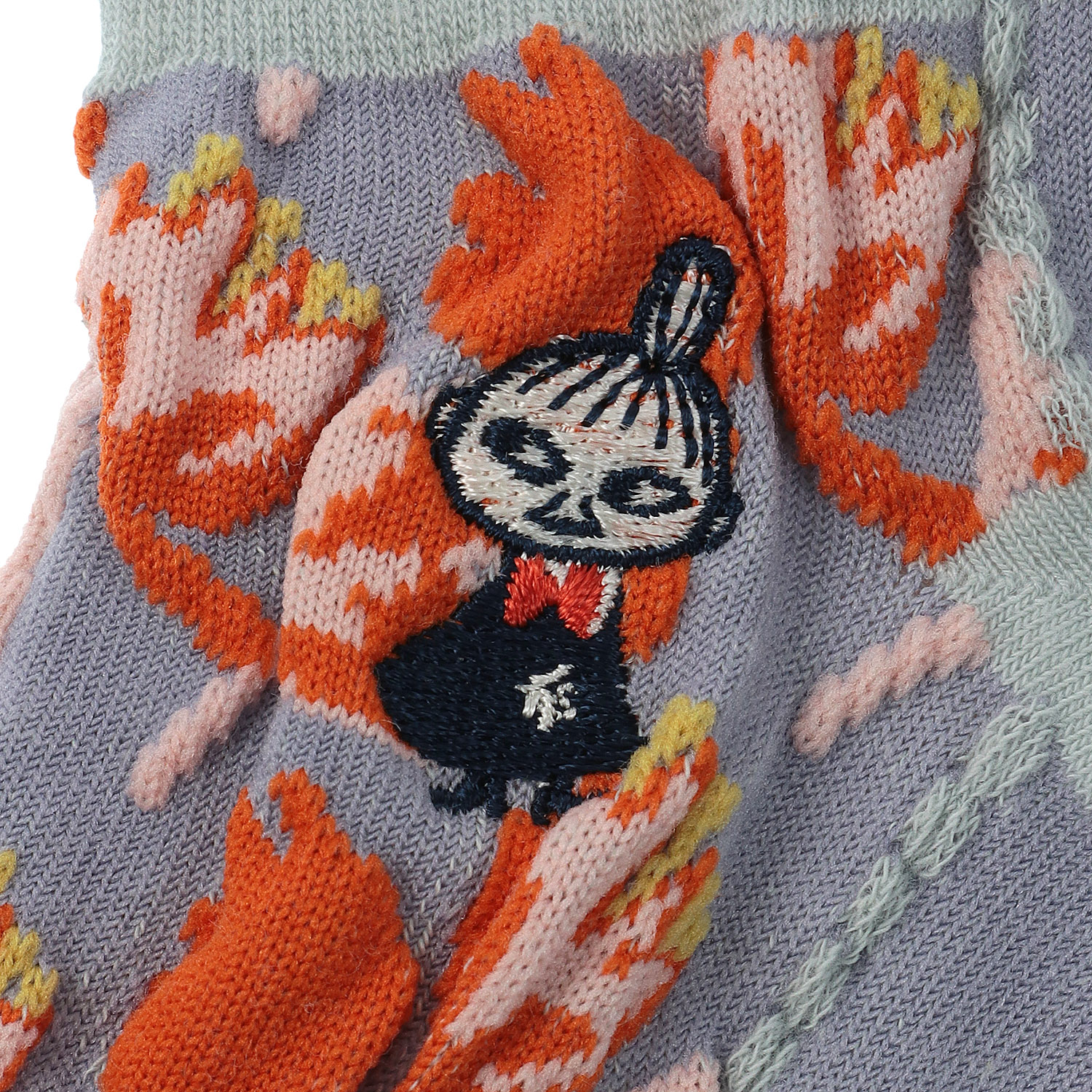 MOOMIN ミイフェア スニーカ－丈 お花ミイ刺繍【在庫限り】 - 画像6