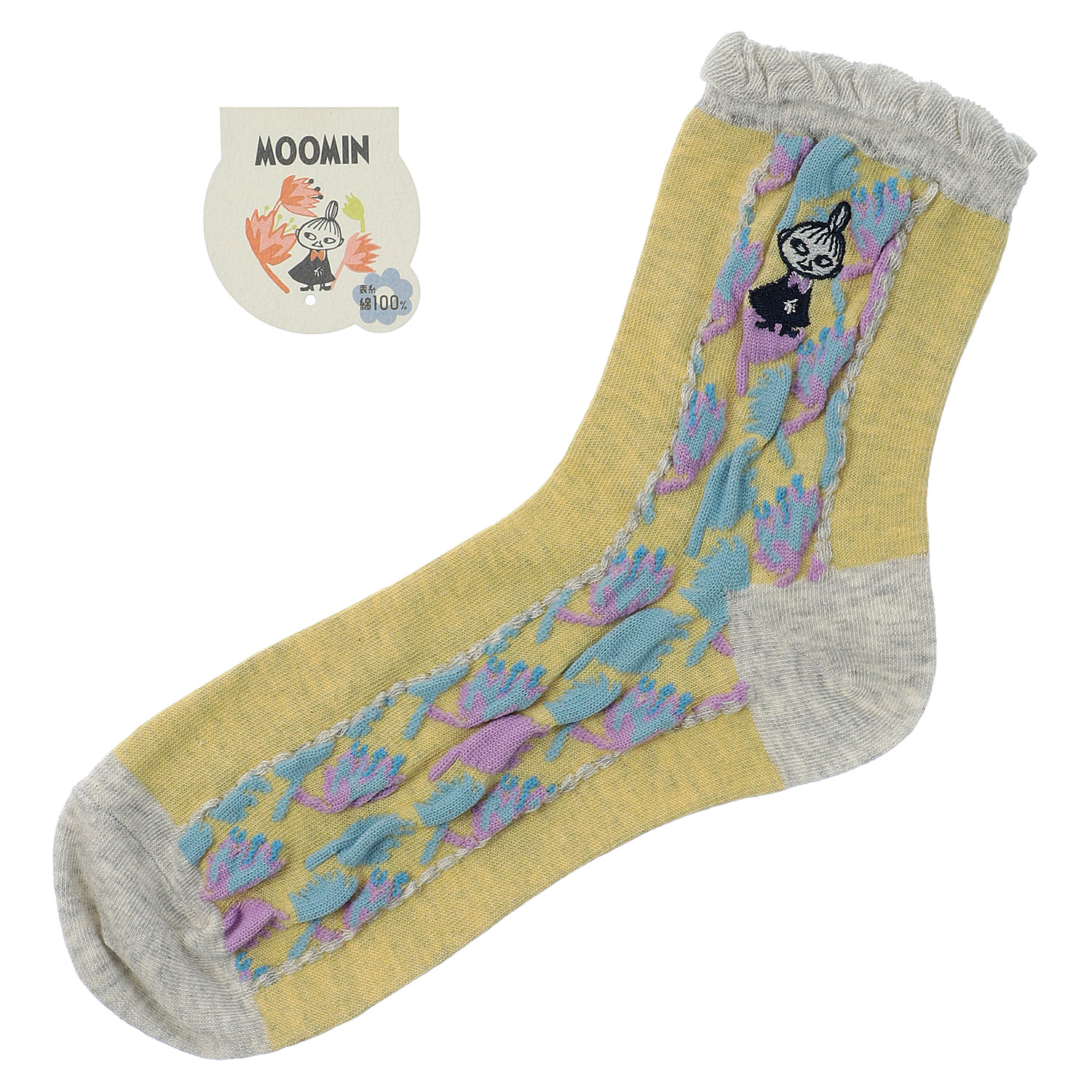 MOOMIN ミイフェア ロークルー丈 お花 ミイ刺繍【在庫限り】 - 画像5