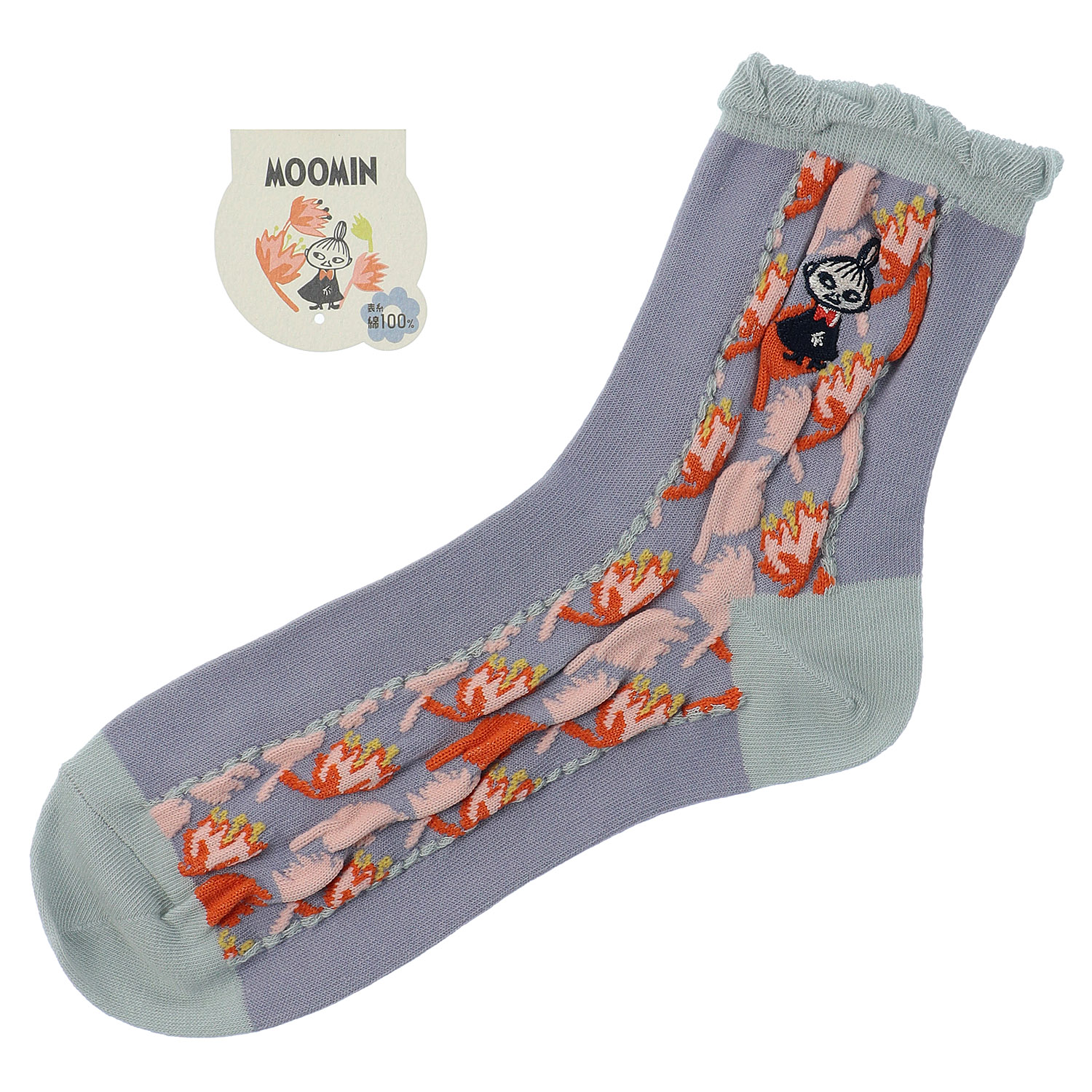 MOOMIN ミイフェア ロークルー丈 お花 ミイ刺繍【在庫限り】 - 画像6