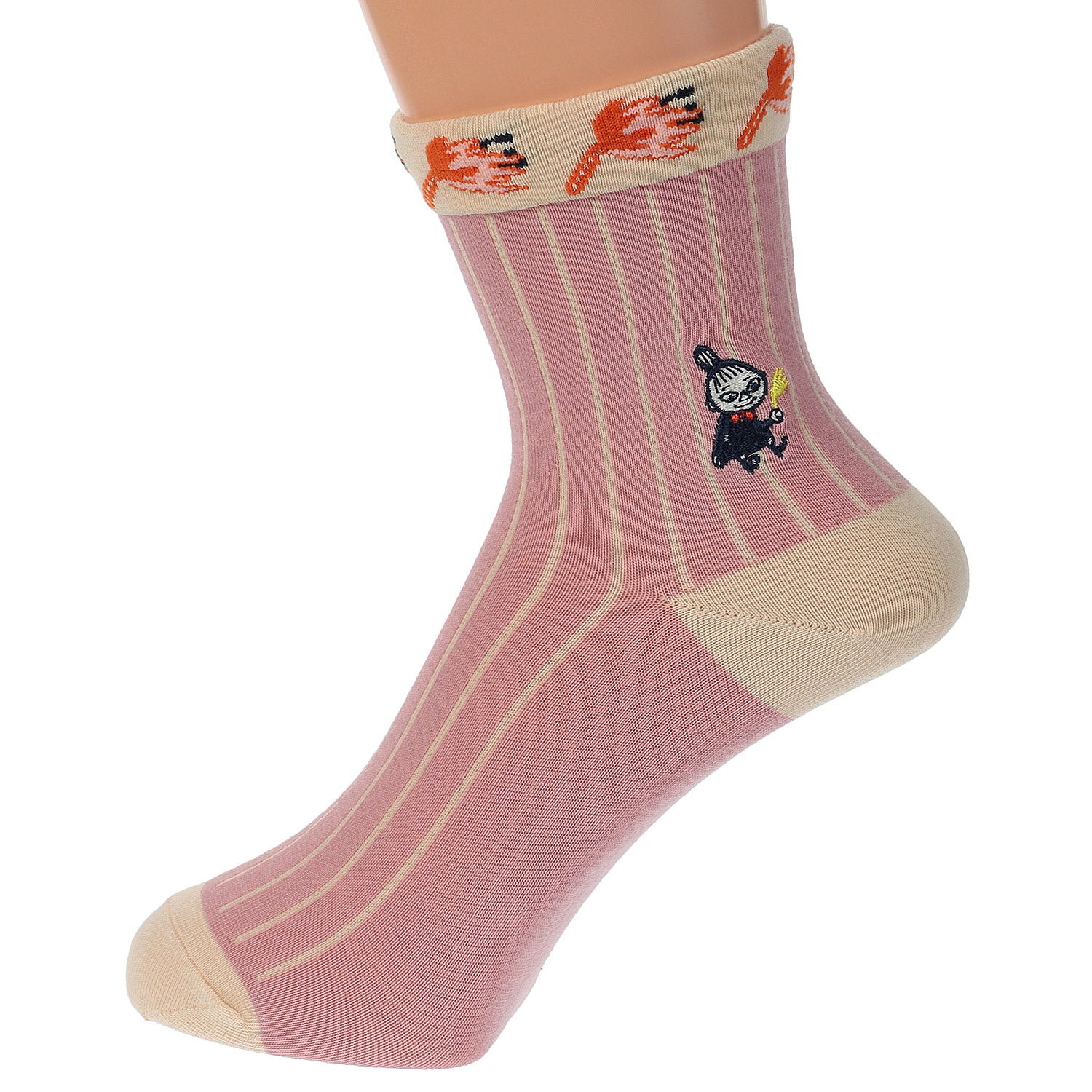 MOOMIN ミイフェア ロークルー丈 ストライプ ミイ刺繍【在庫限り】 - 画像5