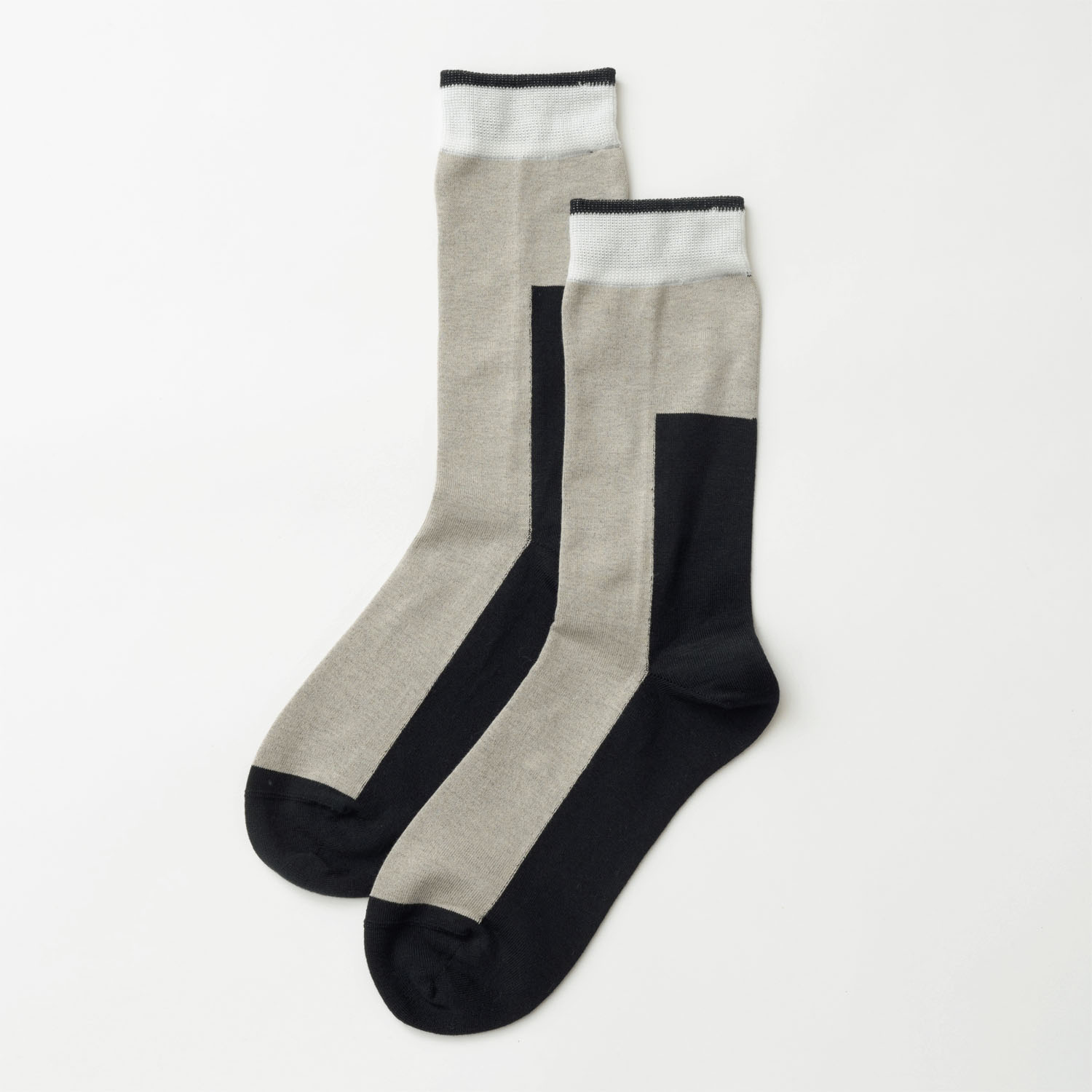 fromF kaksi（カクシ／ツートーン）クルーソックス【在庫限り】 - 画像4