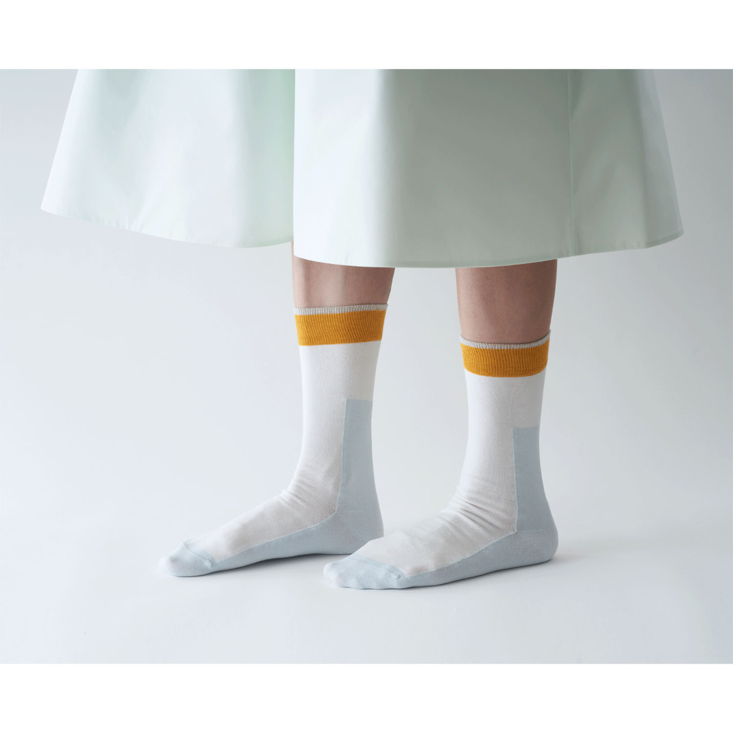 fromF kaksi（カクシ／ツートーン）クルーソックス【在庫限り】 - 画像7