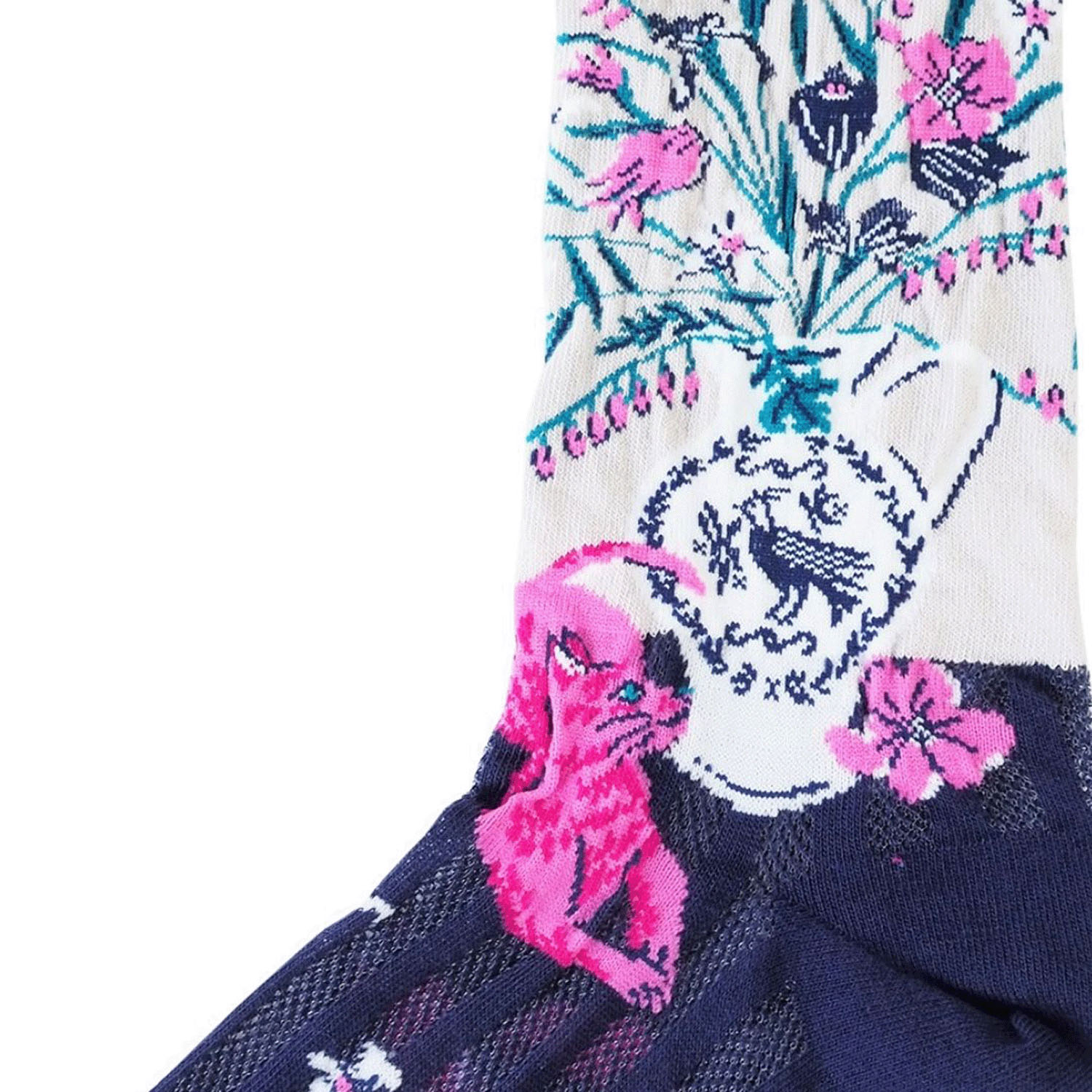 andeotte ハイゲージクルーソックス FLORAL LIFE - 画像2