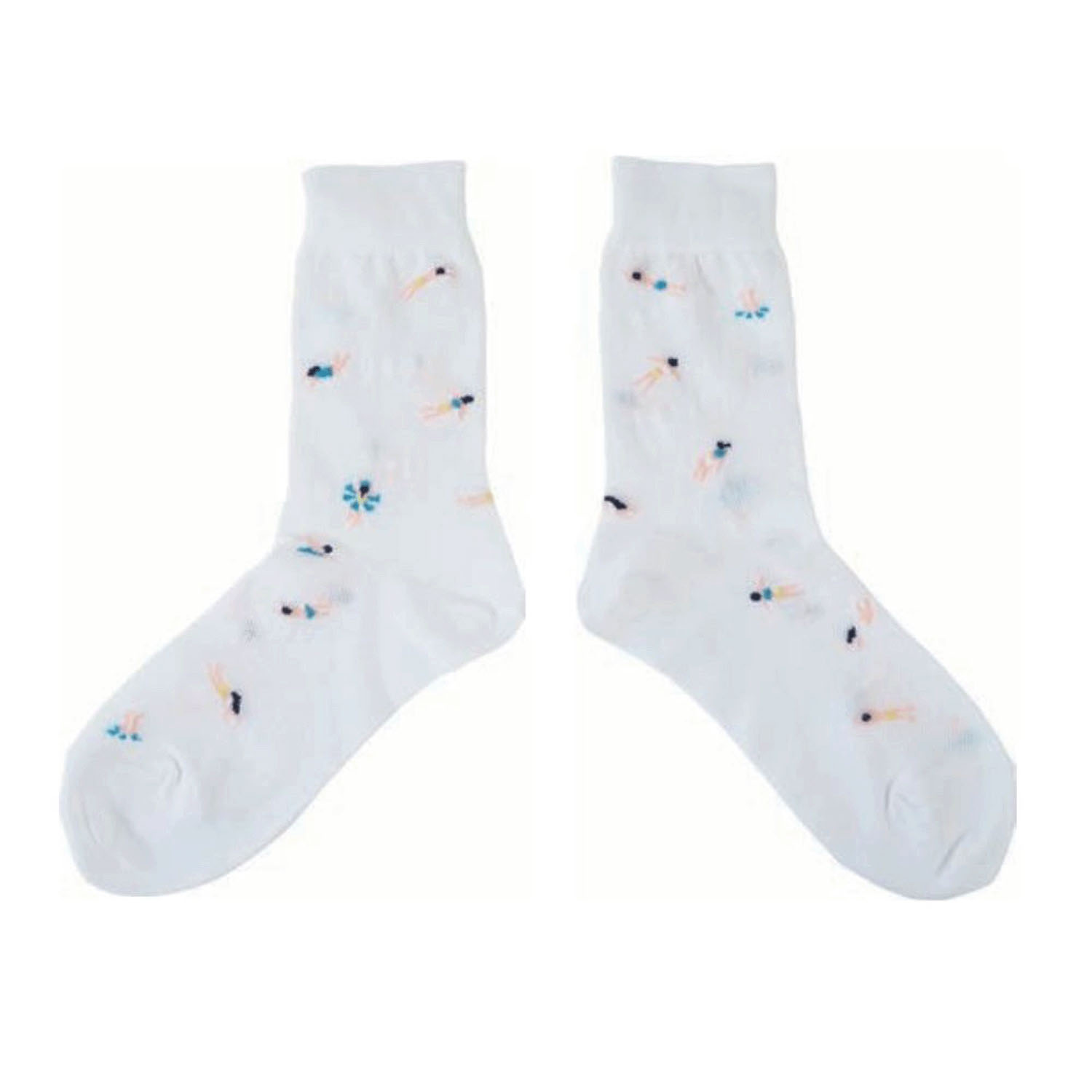 andeotte ハイゲージクルーソックス POOL※ブルー次回納期未定 - 画像2